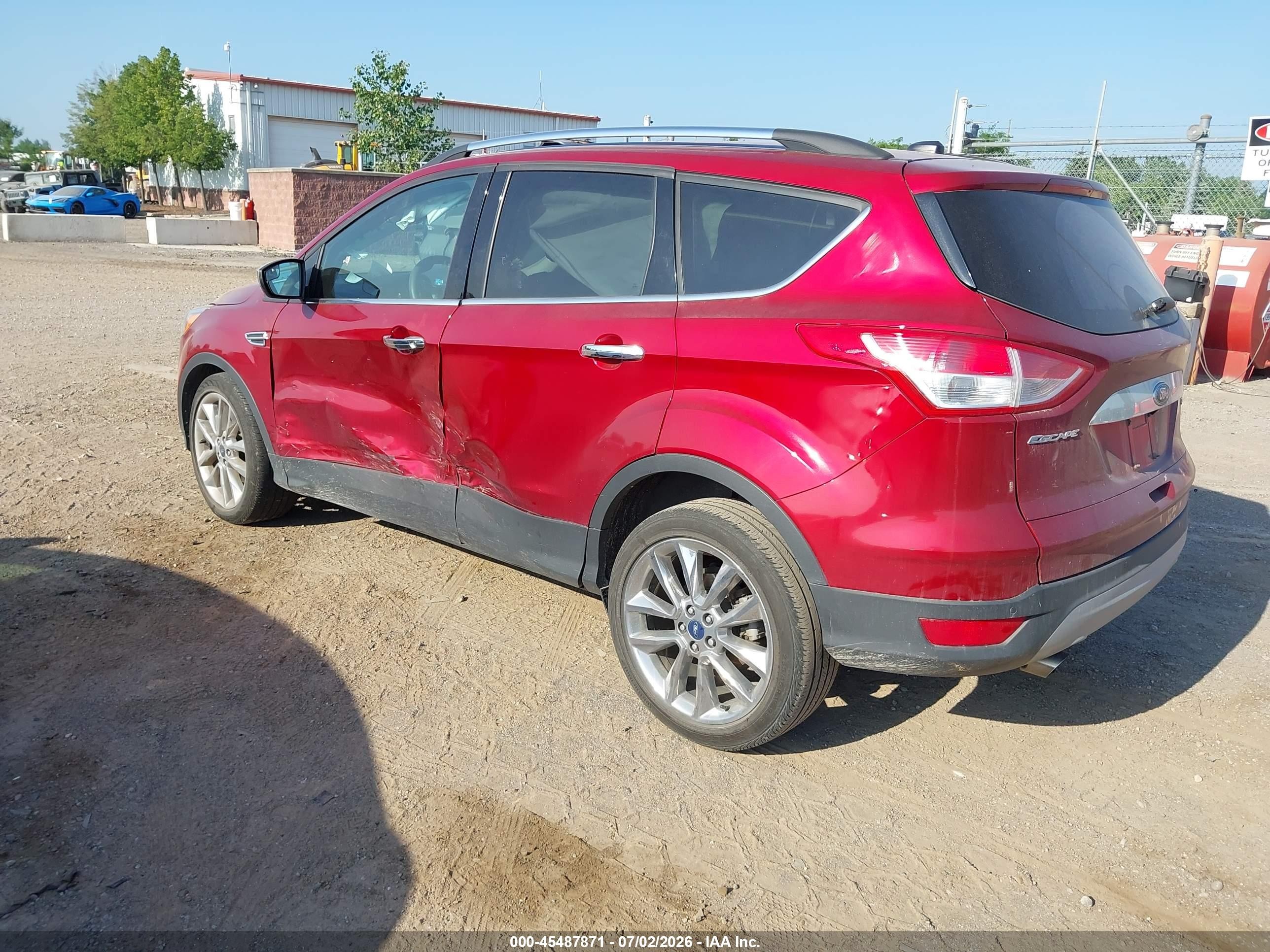 2015 Ford Escape Se Red vin: 1FMCU0GX3FUA76507