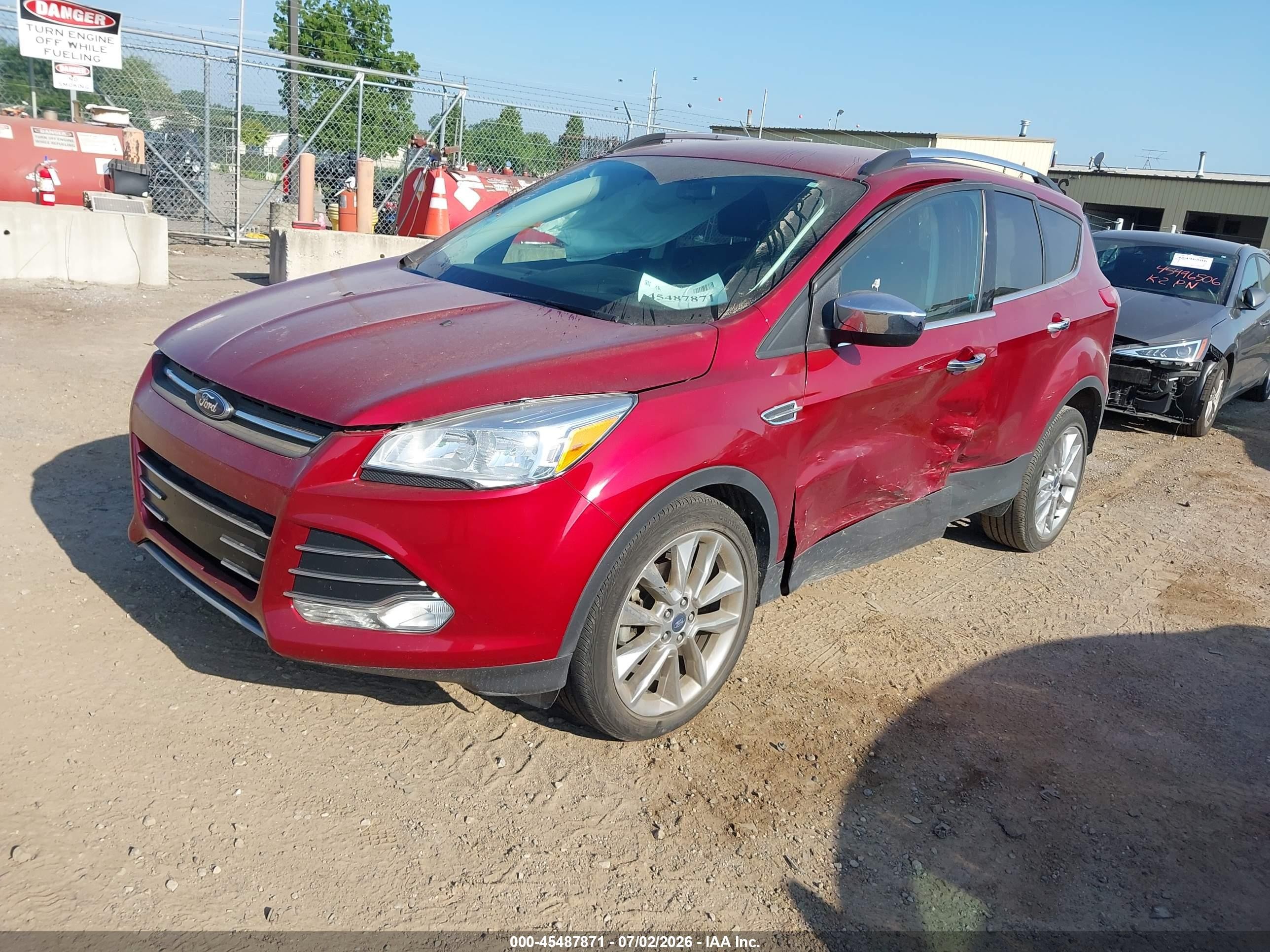 2015 Ford Escape Se Red vin: 1FMCU0GX3FUA76507