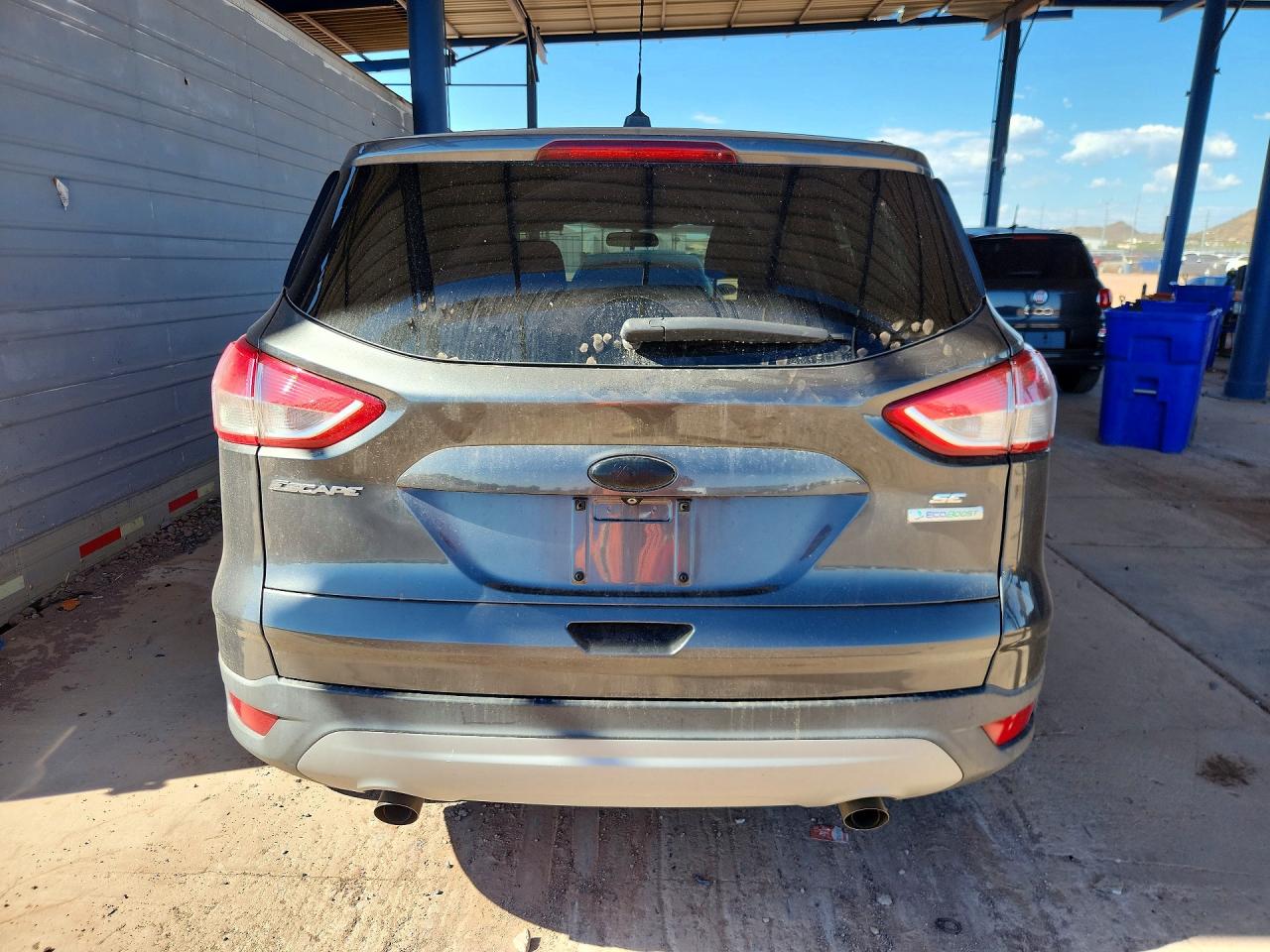 2015 Ford Escape Se Серый vin: 1FMCU0GX3FUA92139