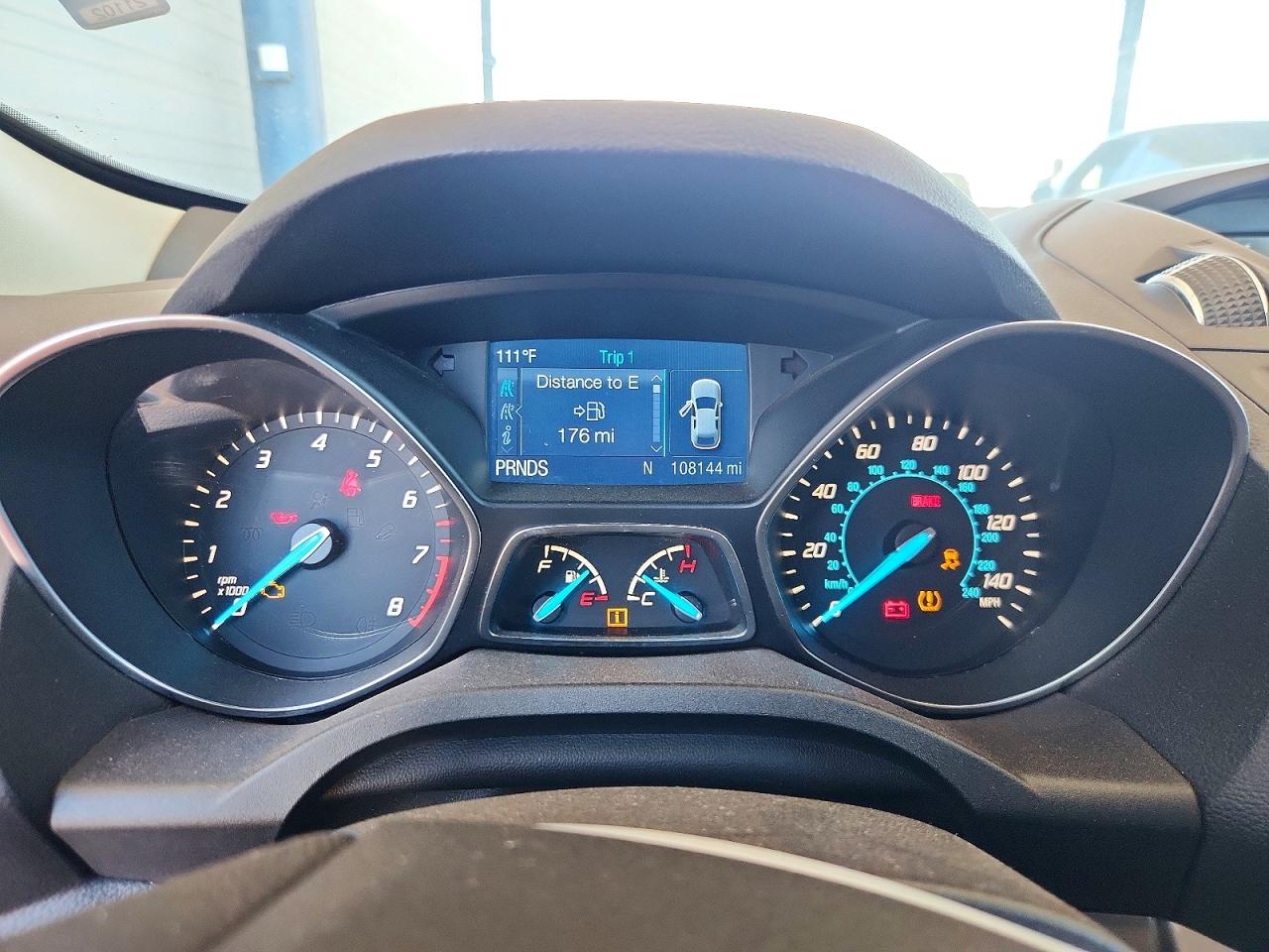 2015 Ford Escape Se Серый vin: 1FMCU0GX3FUA92139