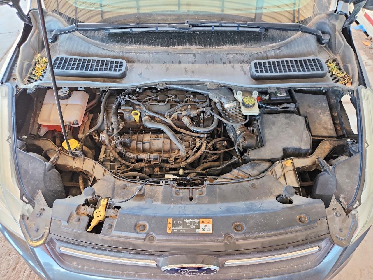 2015 Ford Escape Se Серый vin: 1FMCU0GX3FUA92139