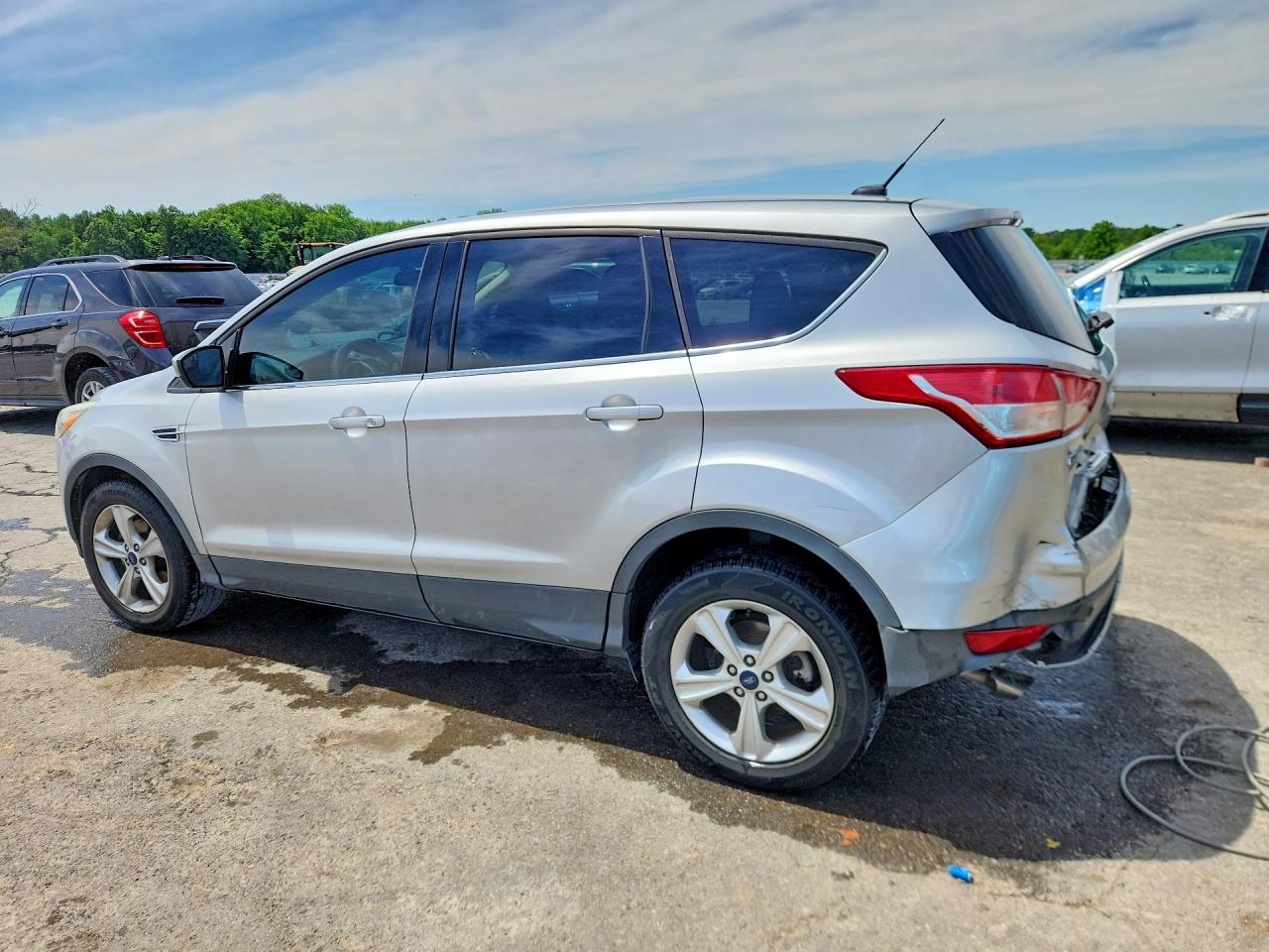 2015 Ford Escape Se Silver vin: 1FMCU0GX3FUB03625