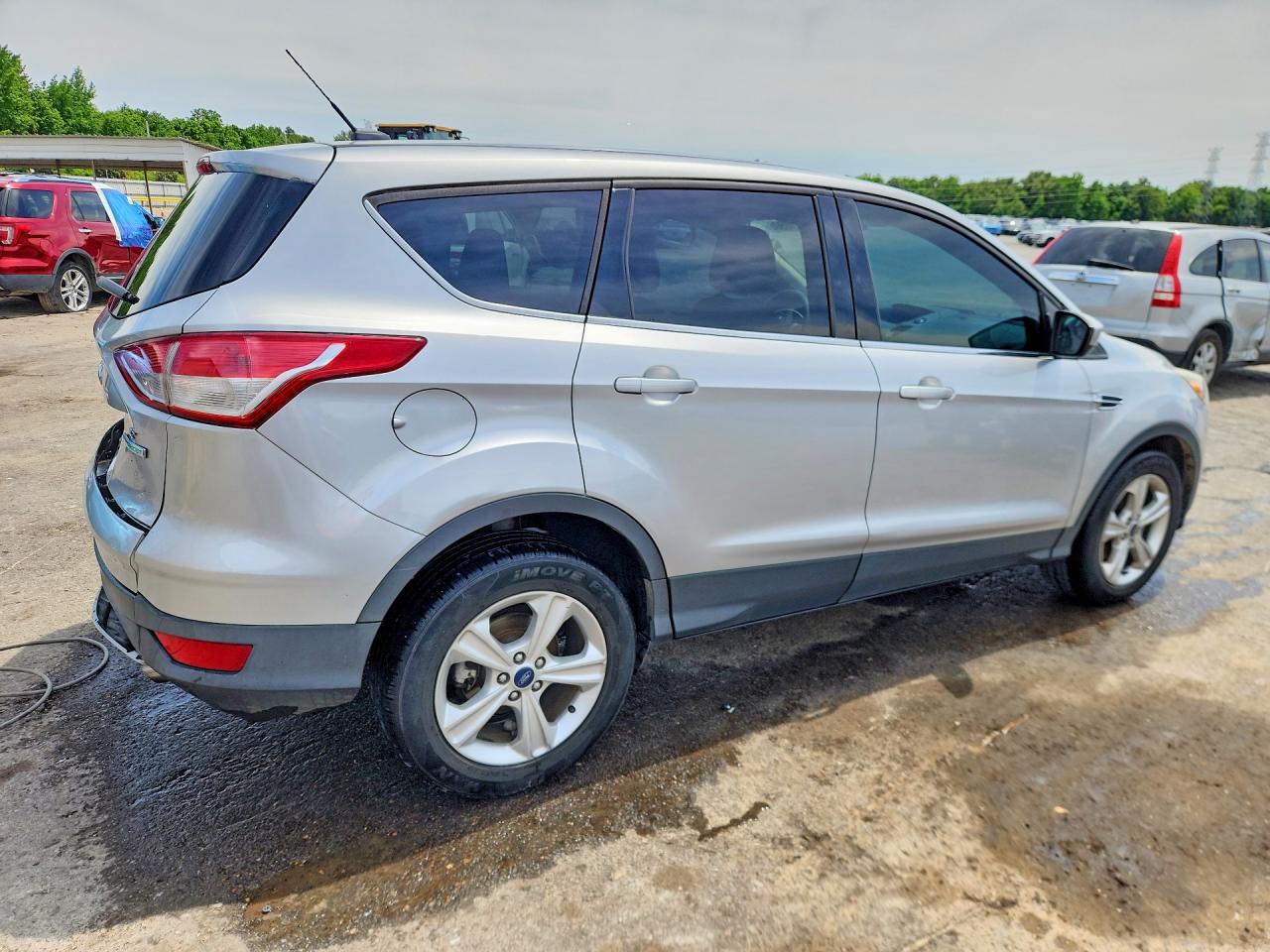2015 Ford Escape Se Silver vin: 1FMCU0GX3FUB03625