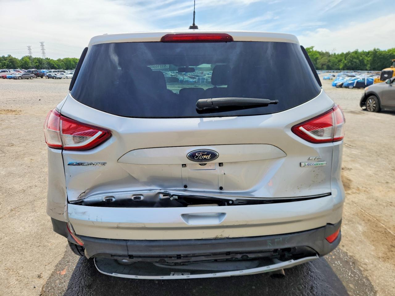 2015 Ford Escape Se Silver vin: 1FMCU0GX3FUB03625