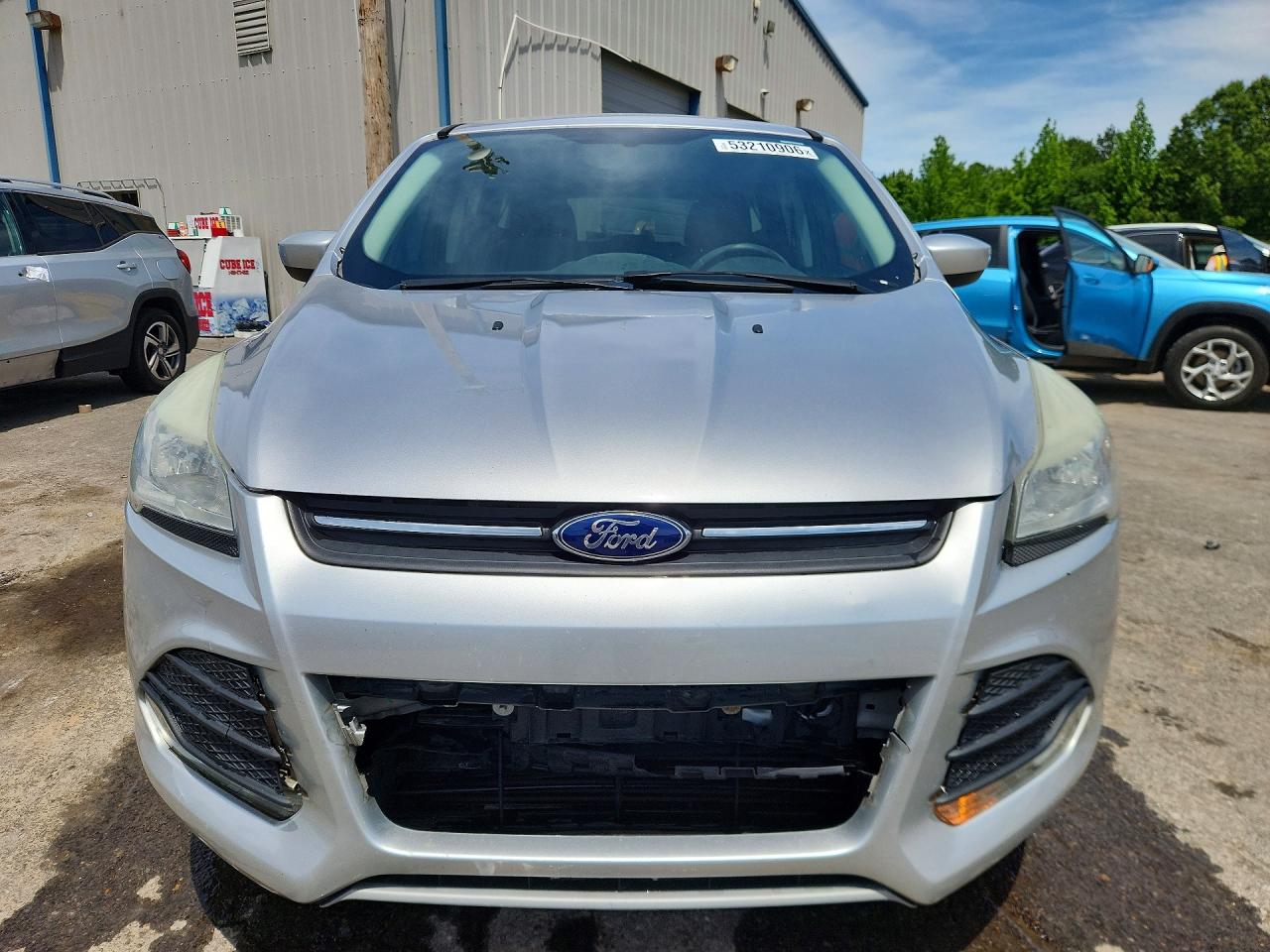 2015 Ford Escape Se Silver vin: 1FMCU0GX3FUB03625