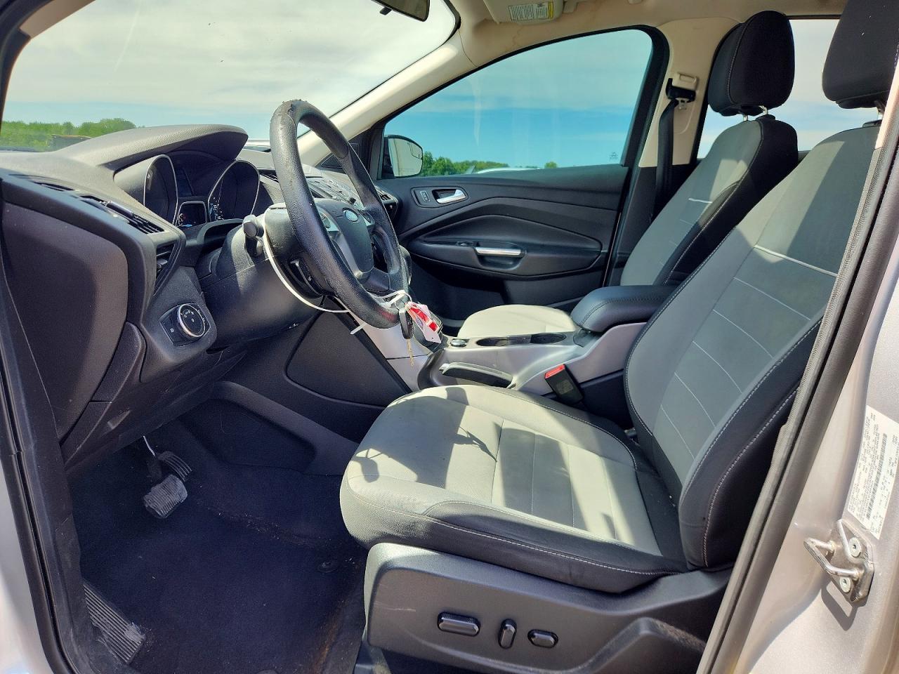 2015 Ford Escape Se Silver vin: 1FMCU0GX3FUB03625