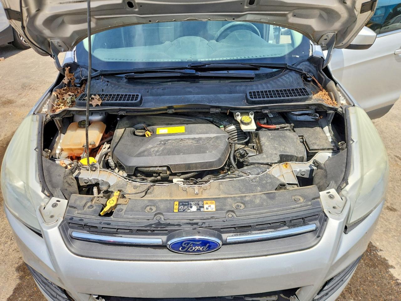 2015 Ford Escape Se Silver vin: 1FMCU0GX3FUB03625
