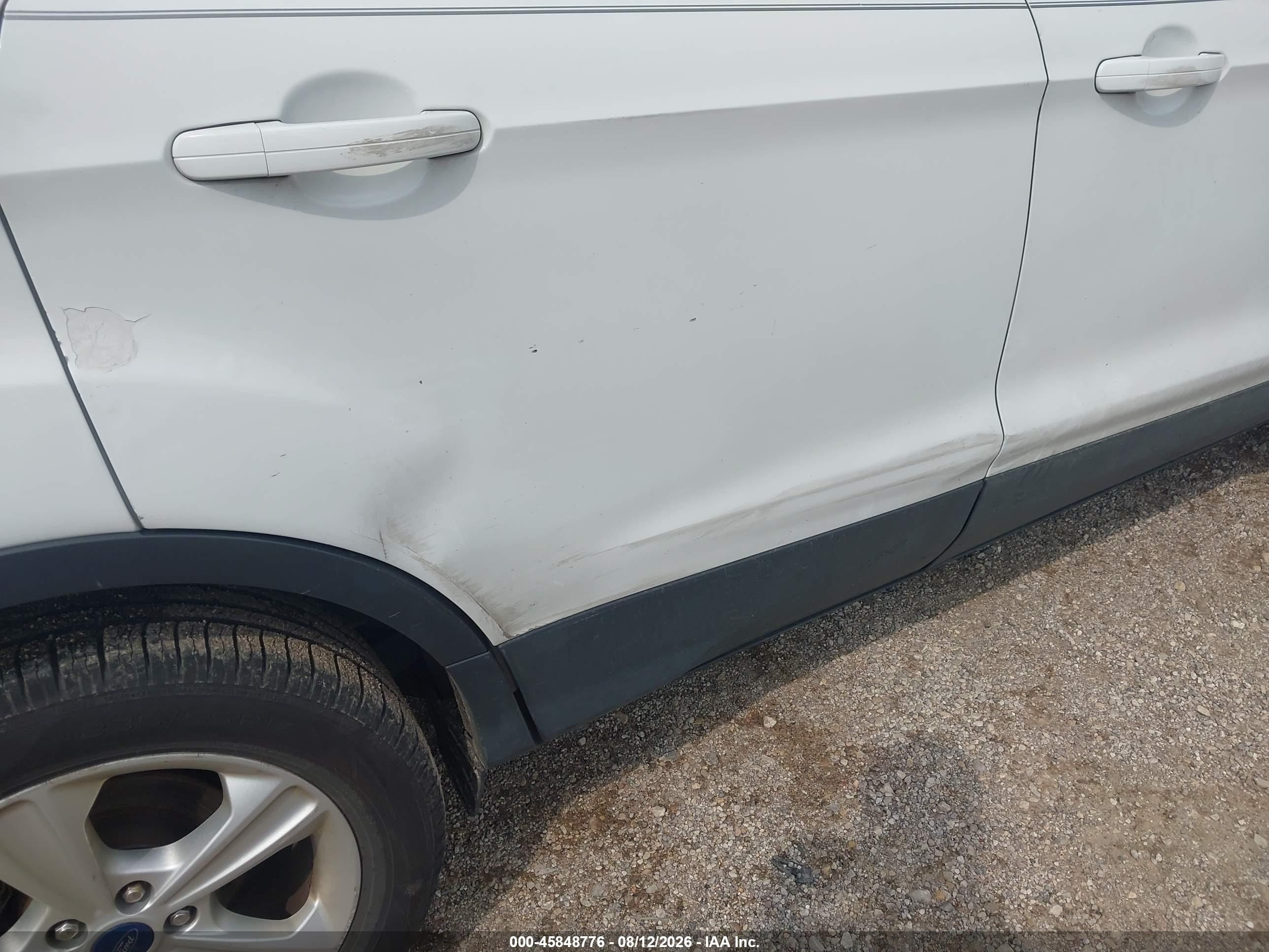 2015 Ford Escape Se White vin: 1FMCU0GX3FUB69530