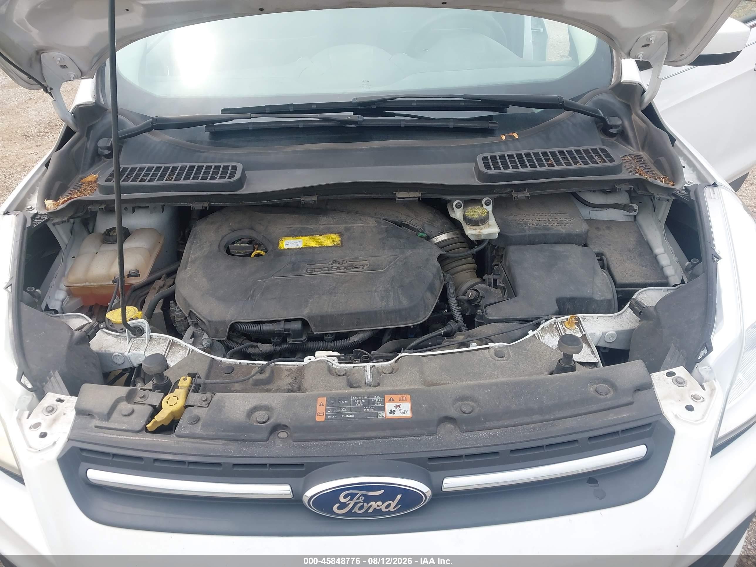 2015 Ford Escape Se White vin: 1FMCU0GX3FUB69530