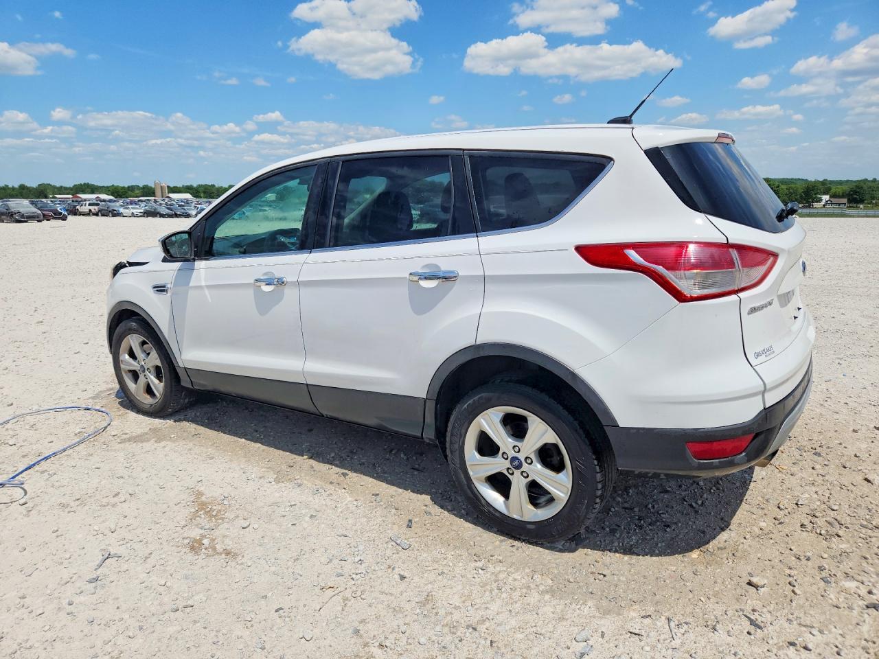 2015 Ford Escape Se White vin: 1FMCU0GX3FUB71391