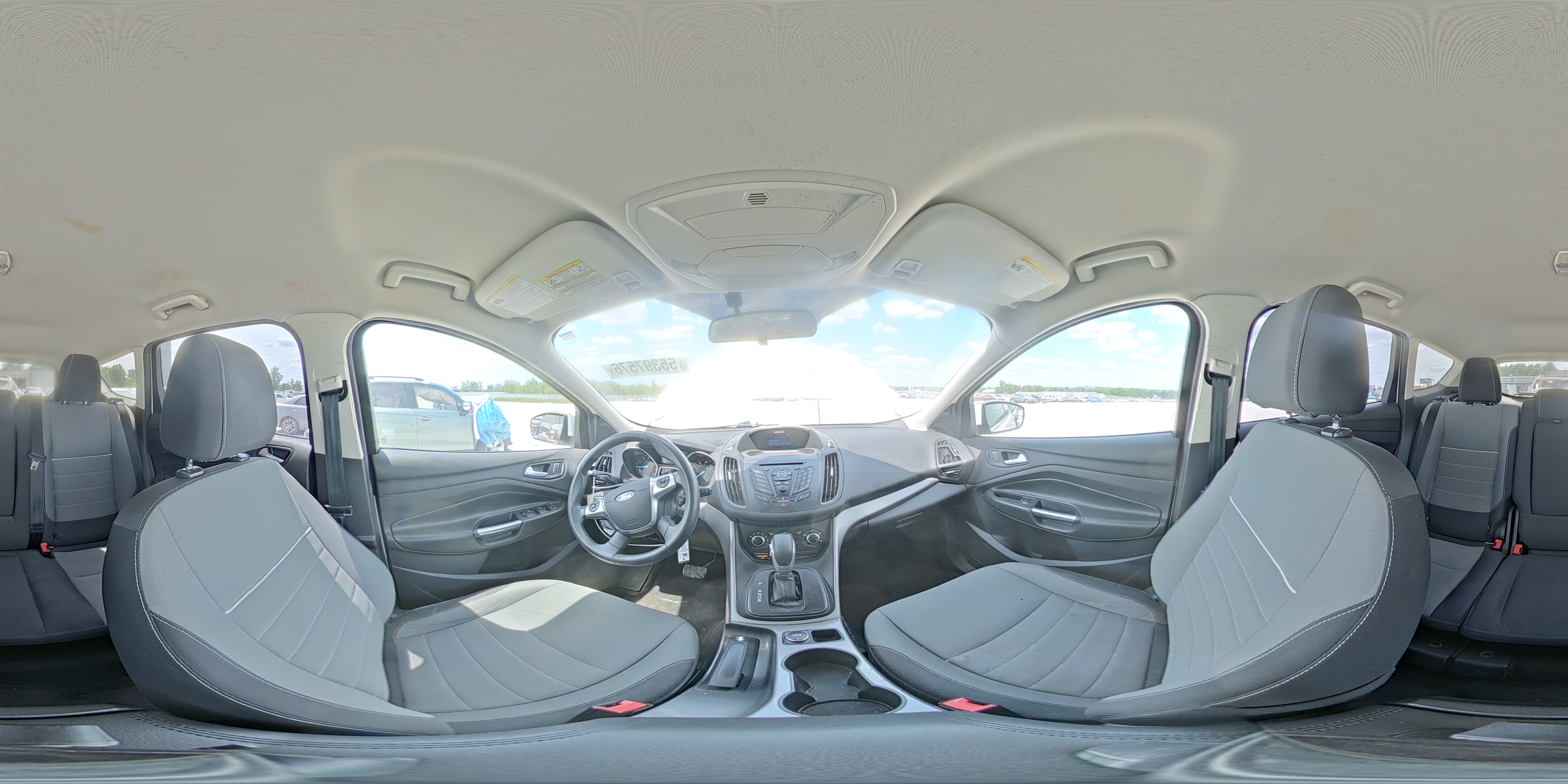 2015 Ford Escape Se White vin: 1FMCU0GX3FUB71391