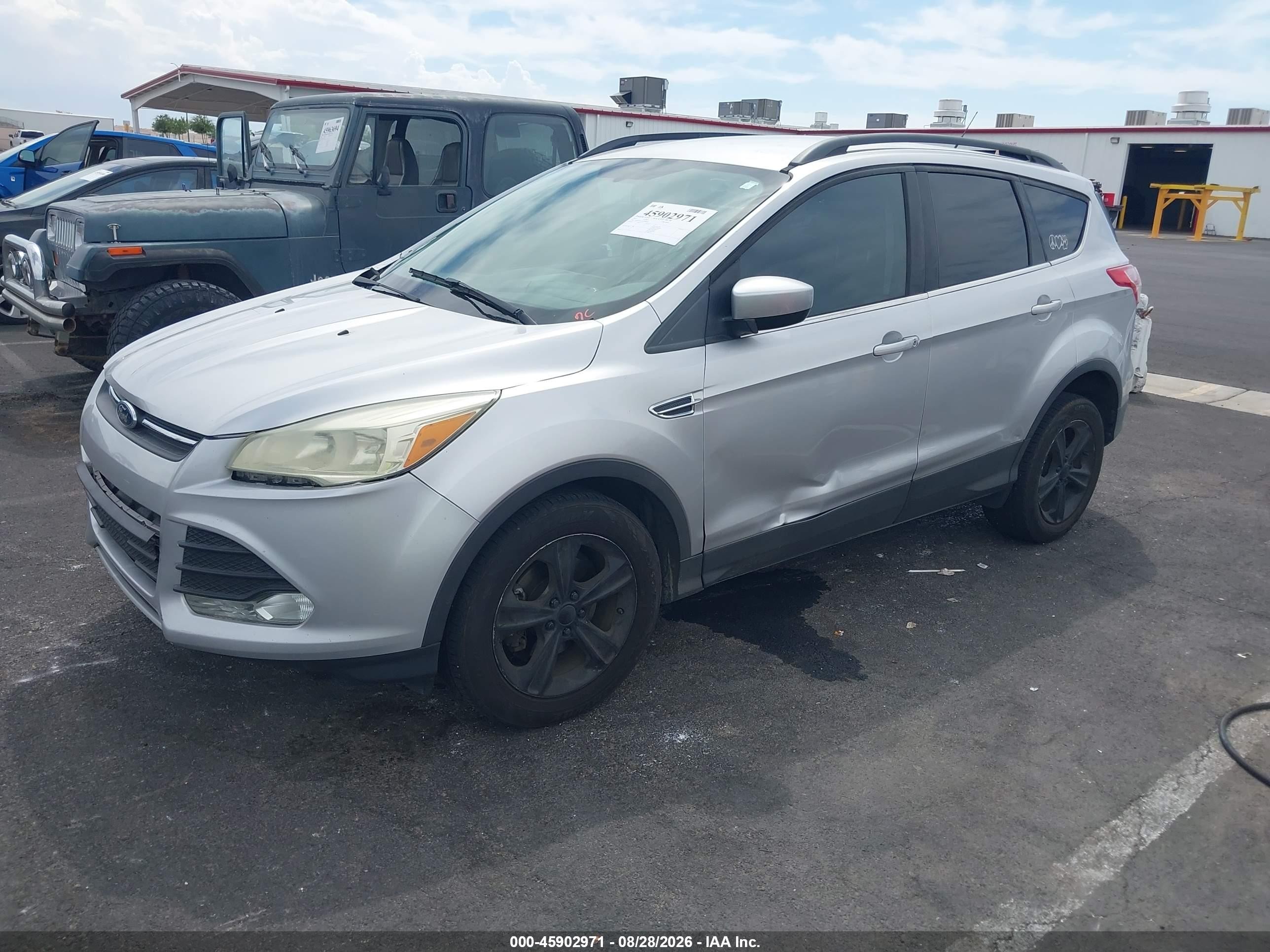 2015 Ford Escape Se Silver vin: 1FMCU0GX3FUB86084