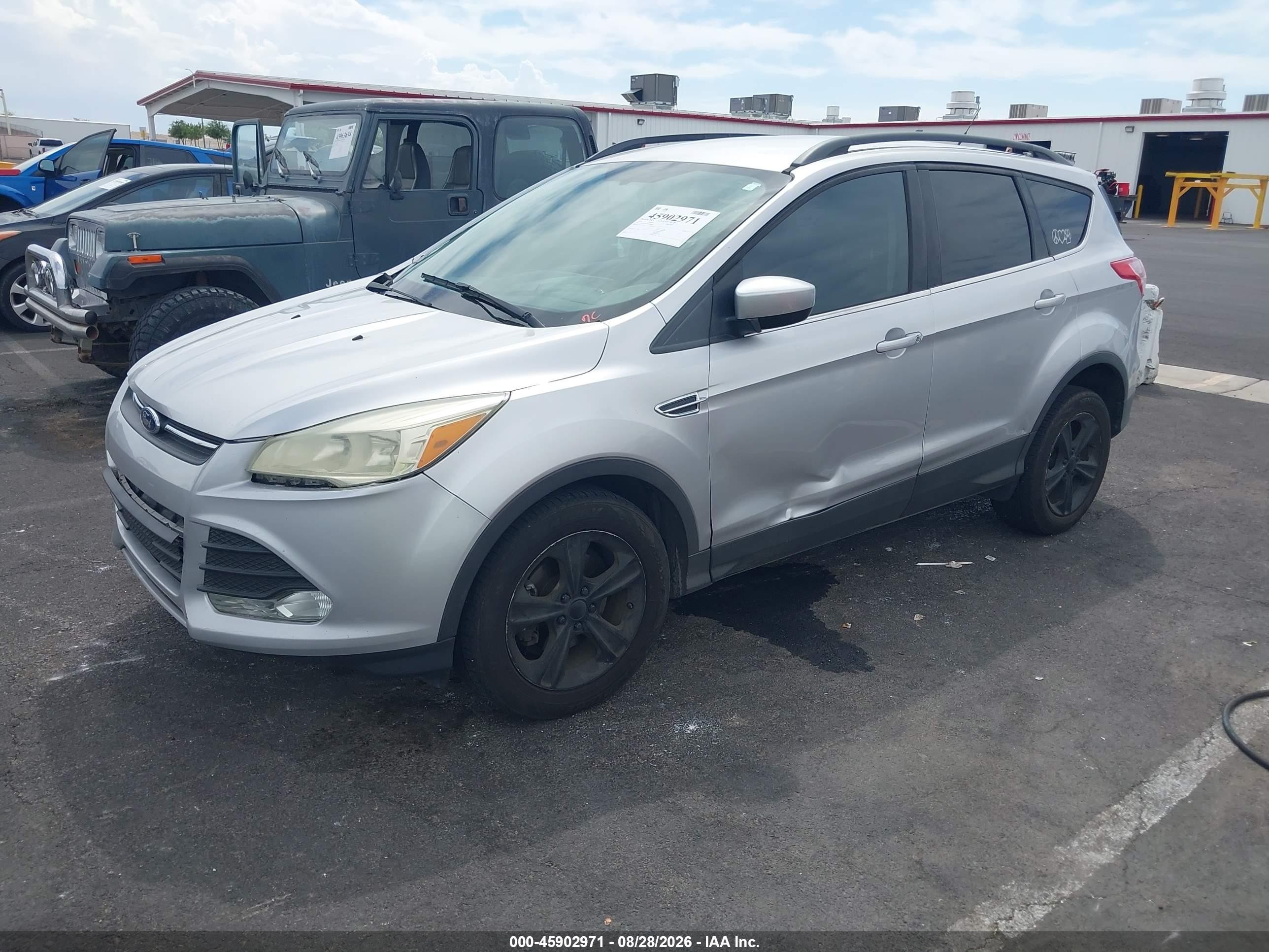 2015 Ford Escape Se Silver vin: 1FMCU0GX3FUB86084