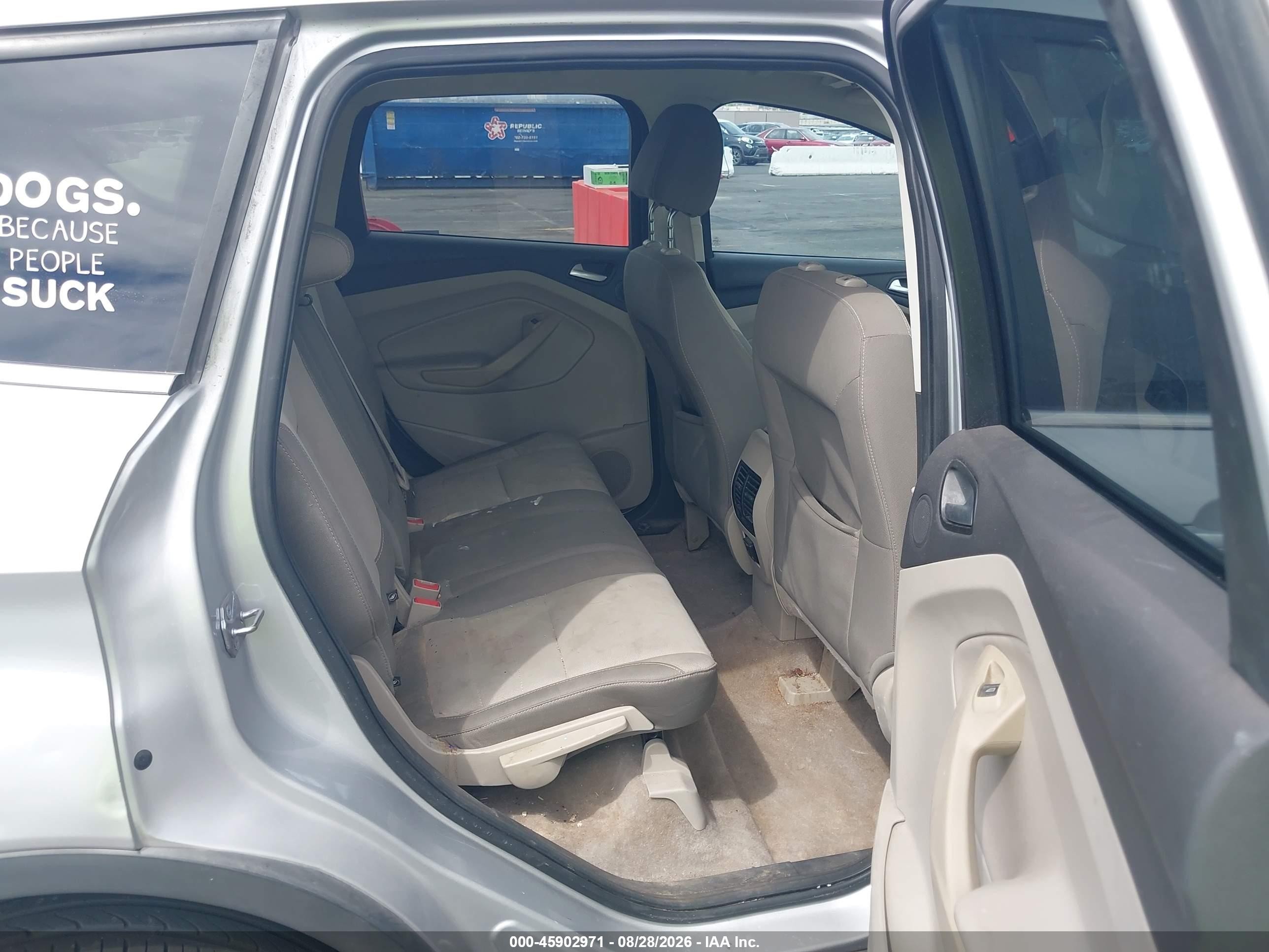 2015 Ford Escape Se Silver vin: 1FMCU0GX3FUB86084