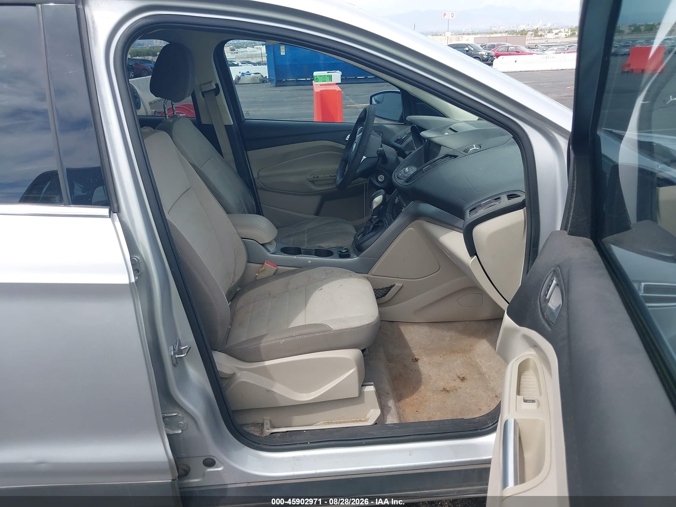 2015 Ford Escape Se Silver vin: 1FMCU0GX3FUB86084