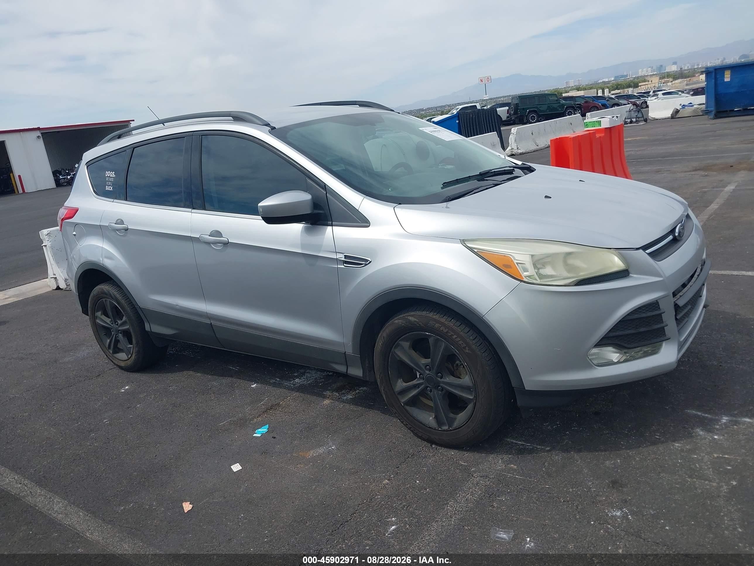 2015 Ford Escape Se Silver vin: 1FMCU0GX3FUB86084