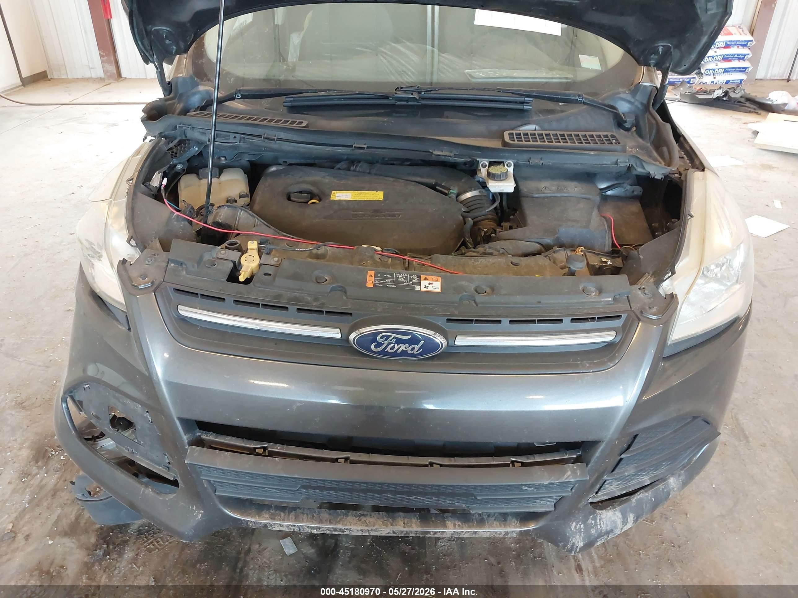 2015 Ford Escape Se Серый vin: 1FMCU0GX3FUC60362