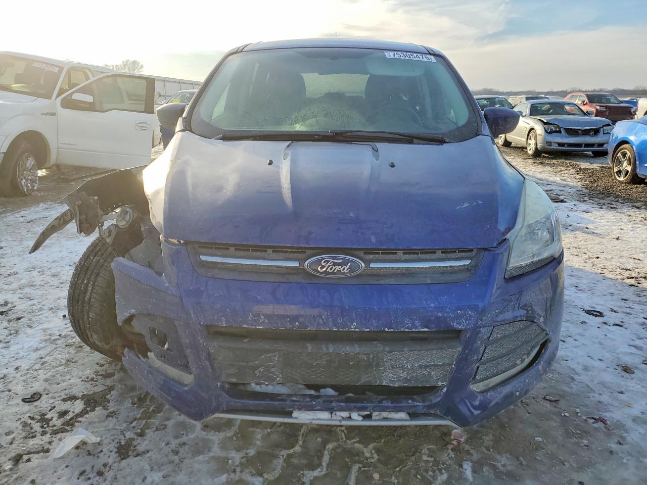 2015 Ford Escape Se Blue vin: 1FMCU0GX3FUC78828