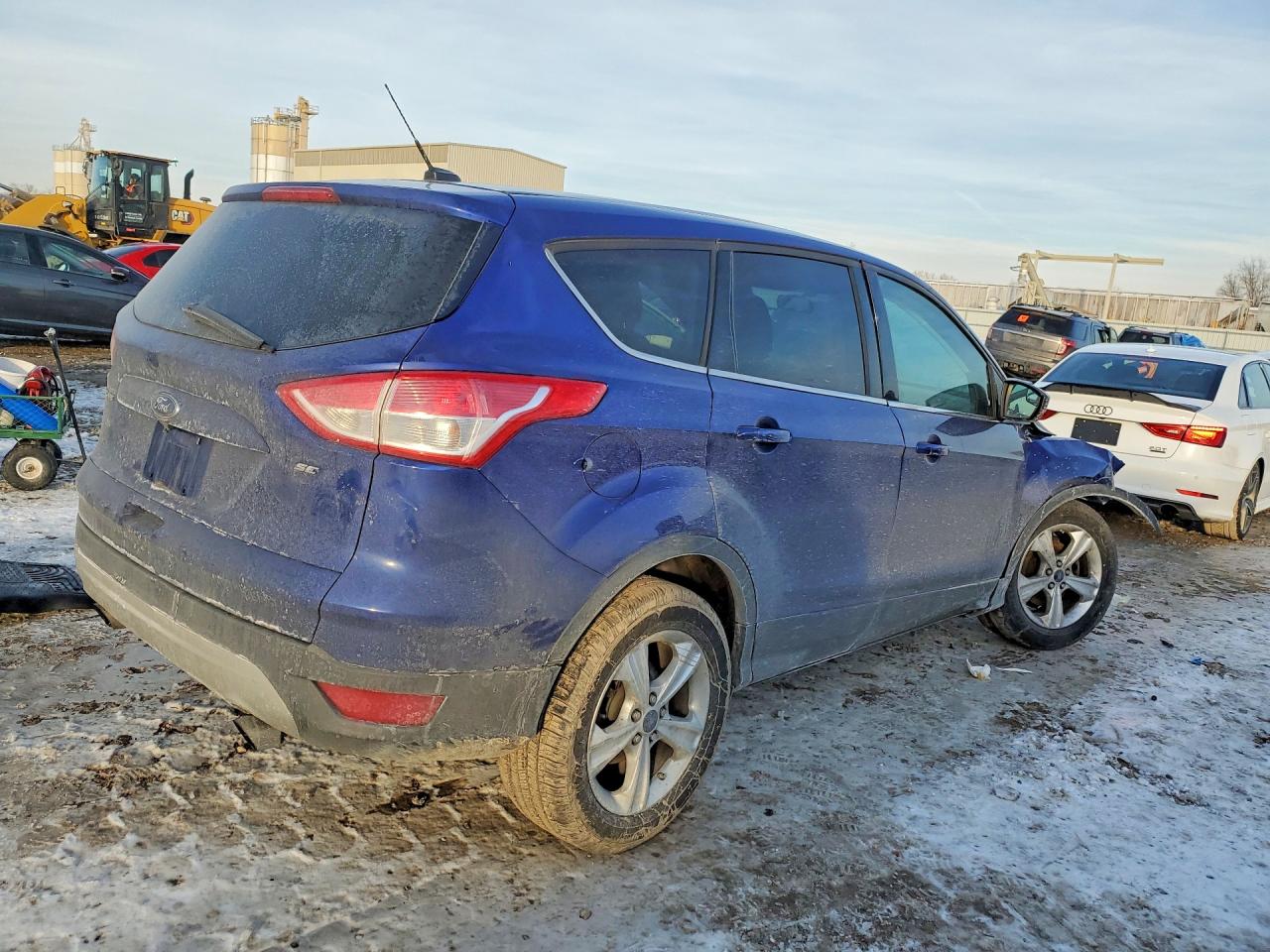2015 Ford Escape Se Blue vin: 1FMCU0GX3FUC78828