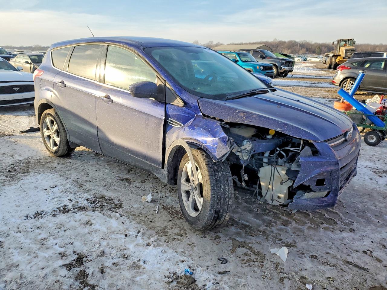 2015 Ford Escape Se Blue vin: 1FMCU0GX3FUC78828