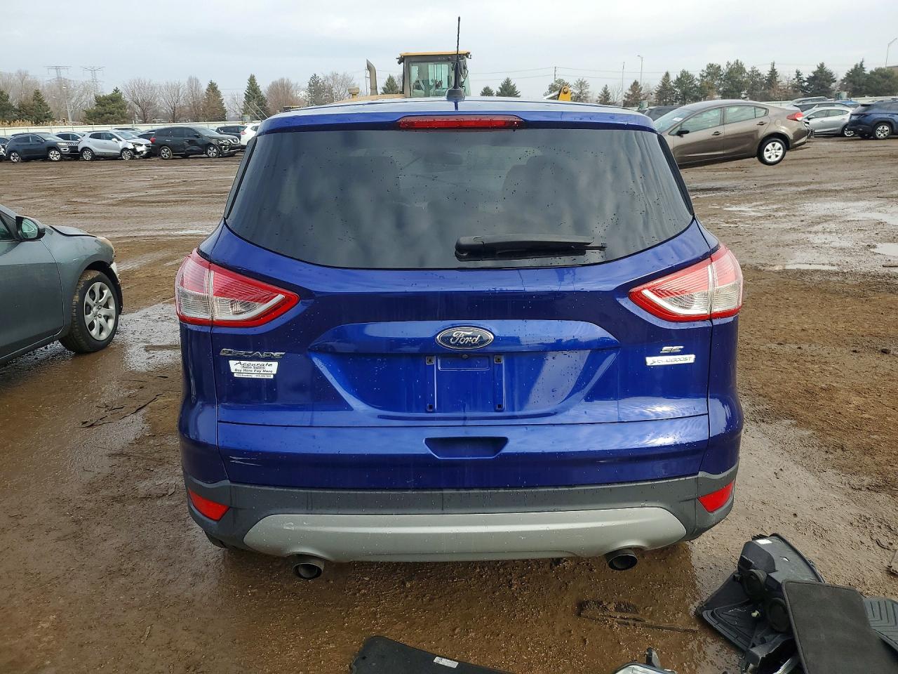 2015 Ford Escape Se Синий vin: 1FMCU0GX3FUC87030