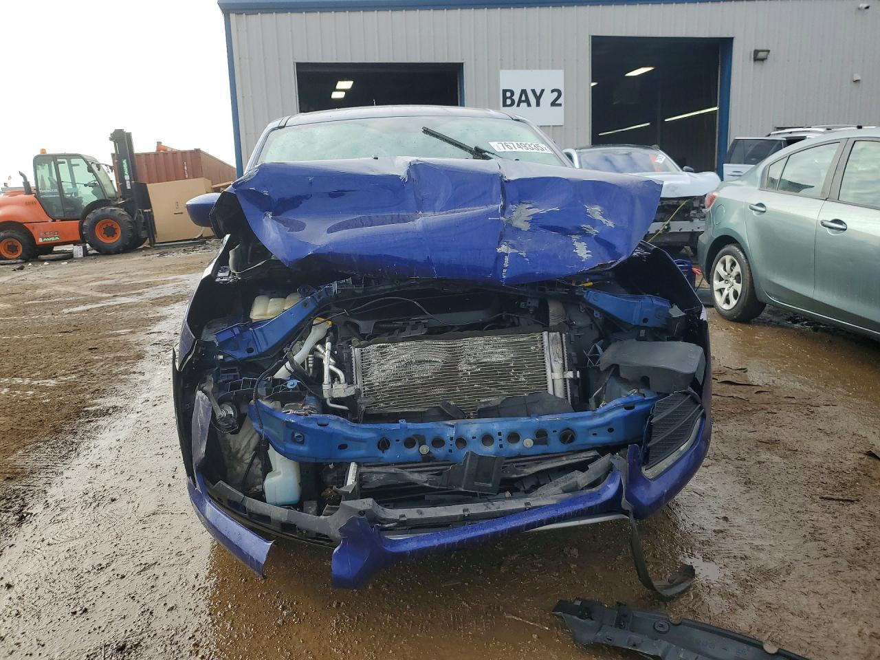 2015 Ford Escape Se Синий vin: 1FMCU0GX3FUC87030