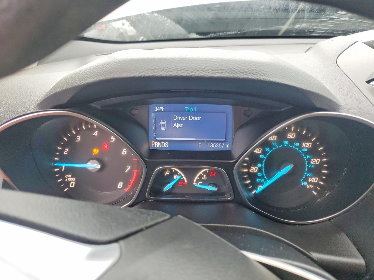 2015 Ford Escape Se Синий vin: 1FMCU0GX3FUC87030