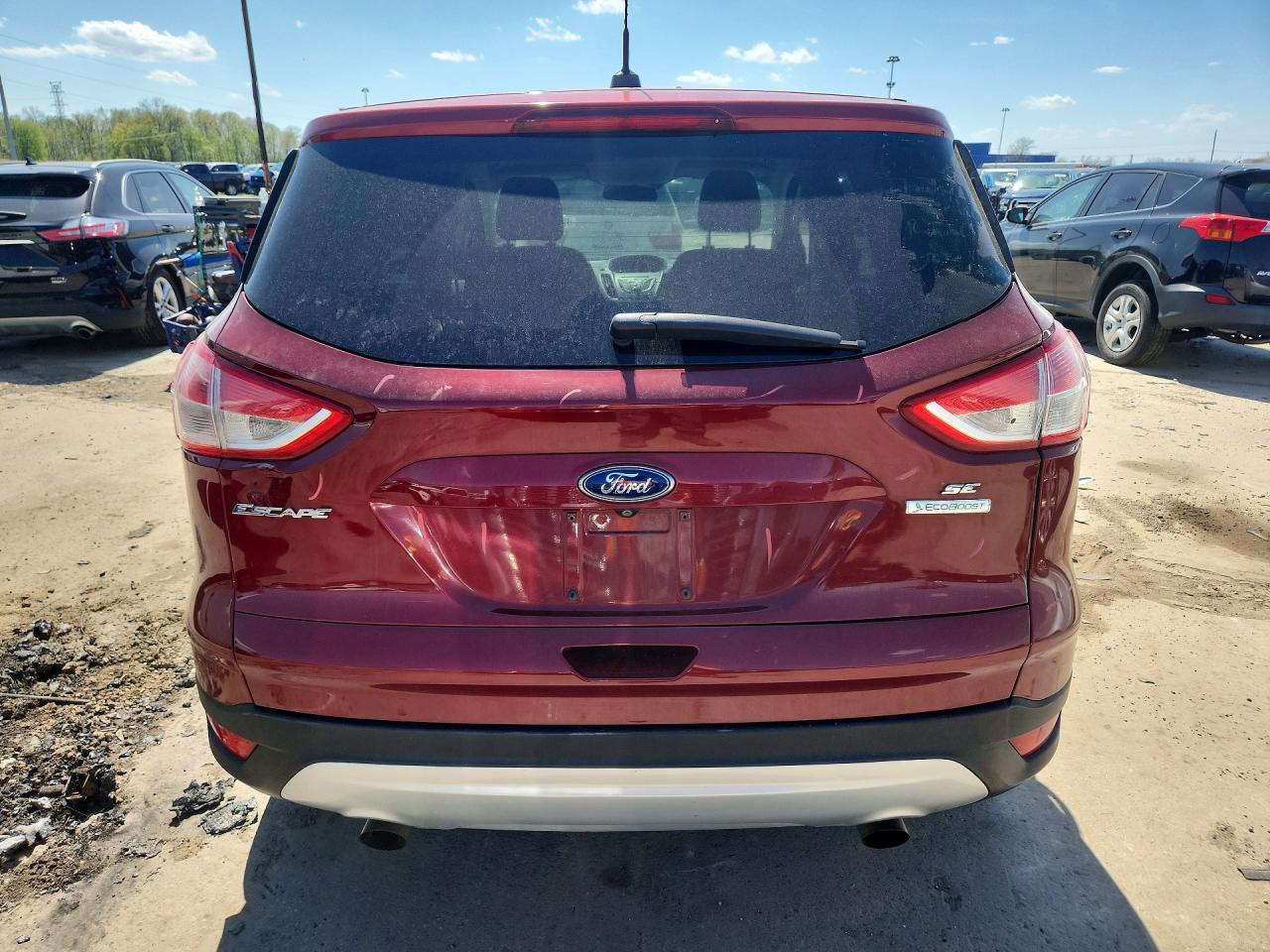 2016 Ford Escape Se Red vin: 1FMCU0GX3GUB27523