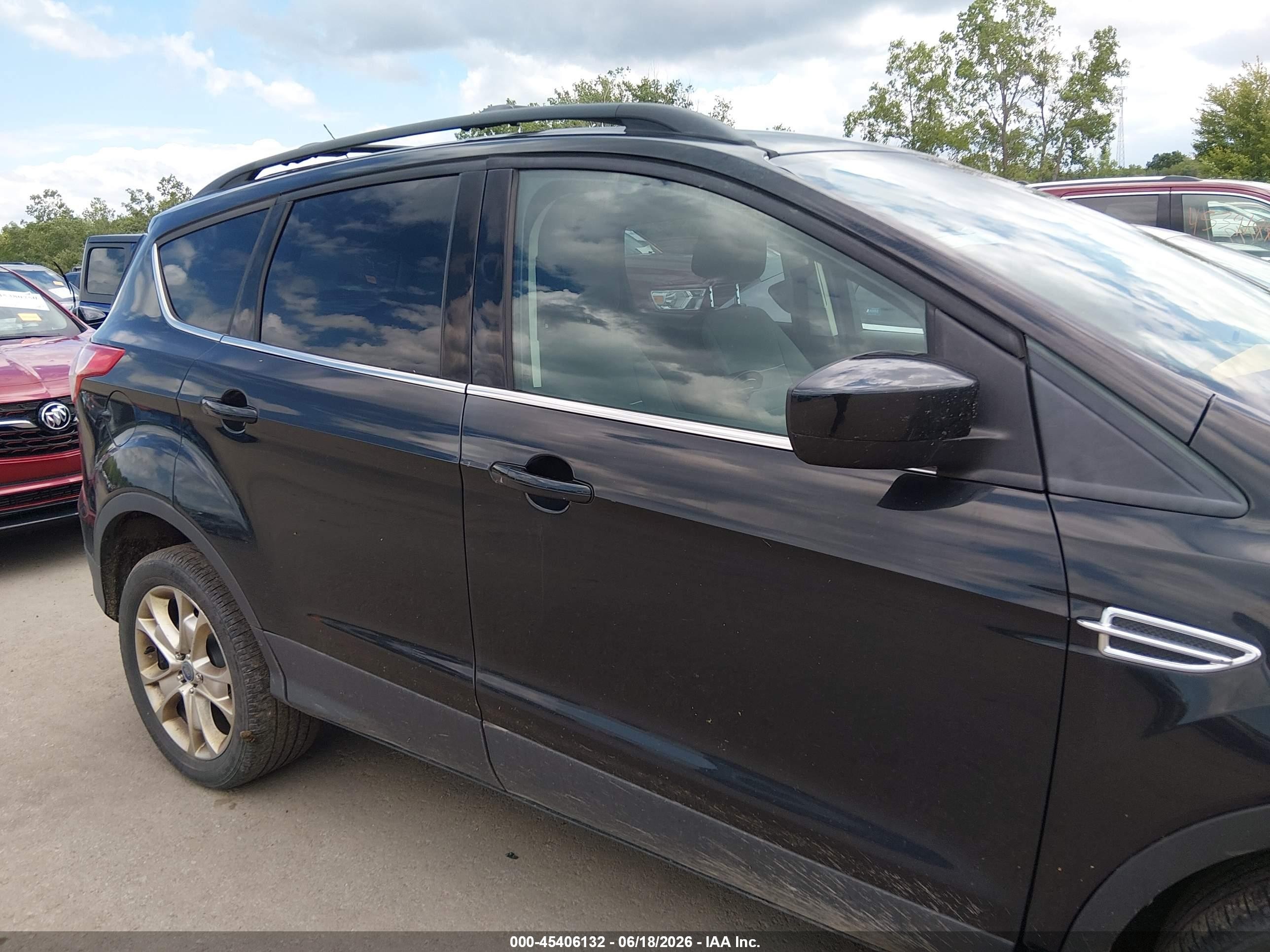 2013 Ford Escape Se Black vin: 1FMCU0GX4DUA39124
