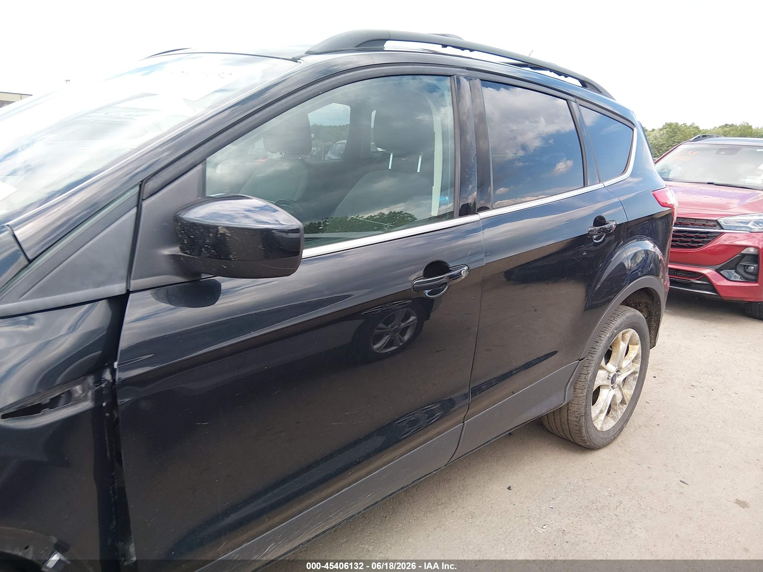 2013 Ford Escape Se Black vin: 1FMCU0GX4DUA39124