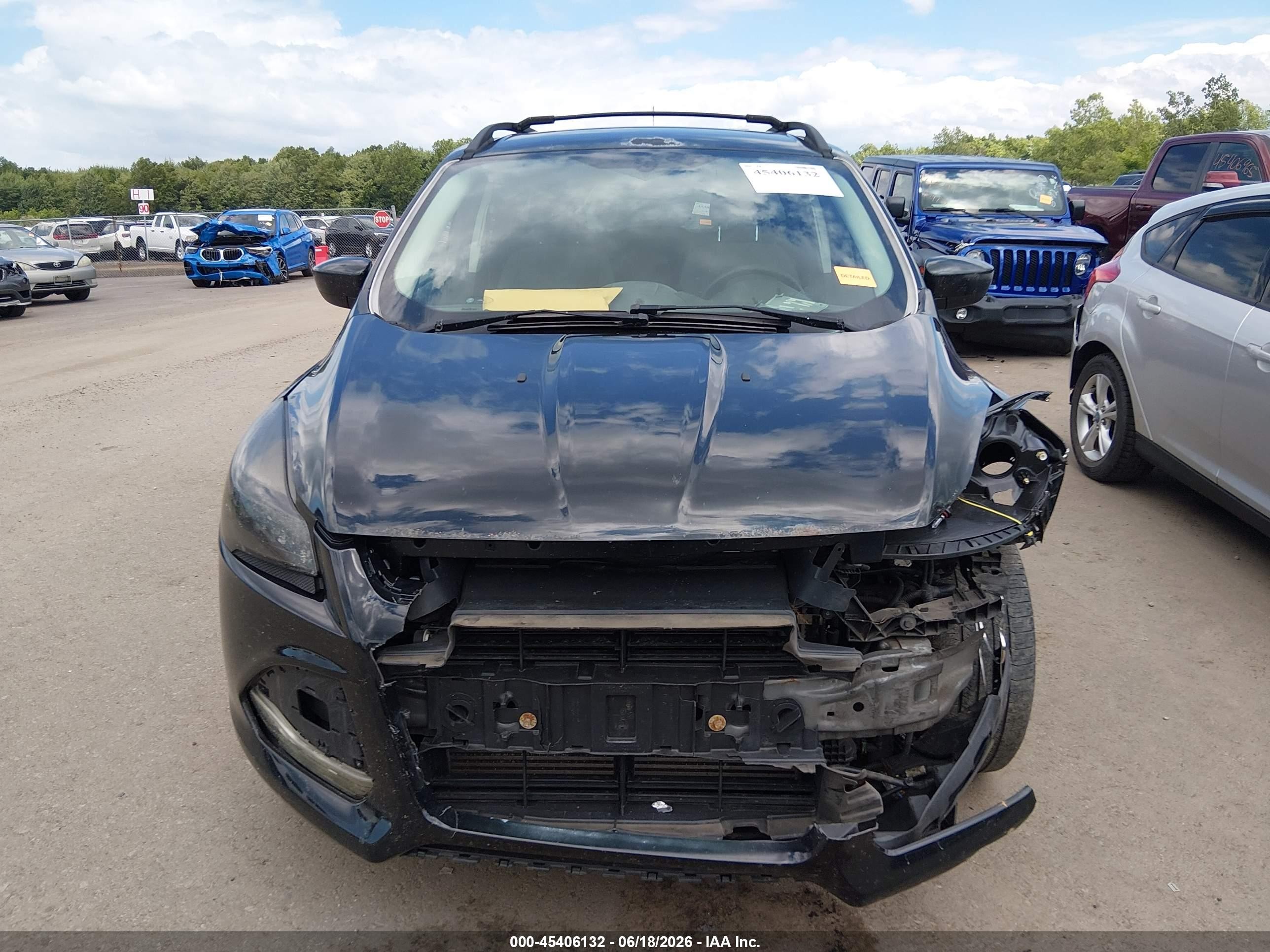 2013 Ford Escape Se Black vin: 1FMCU0GX4DUA39124