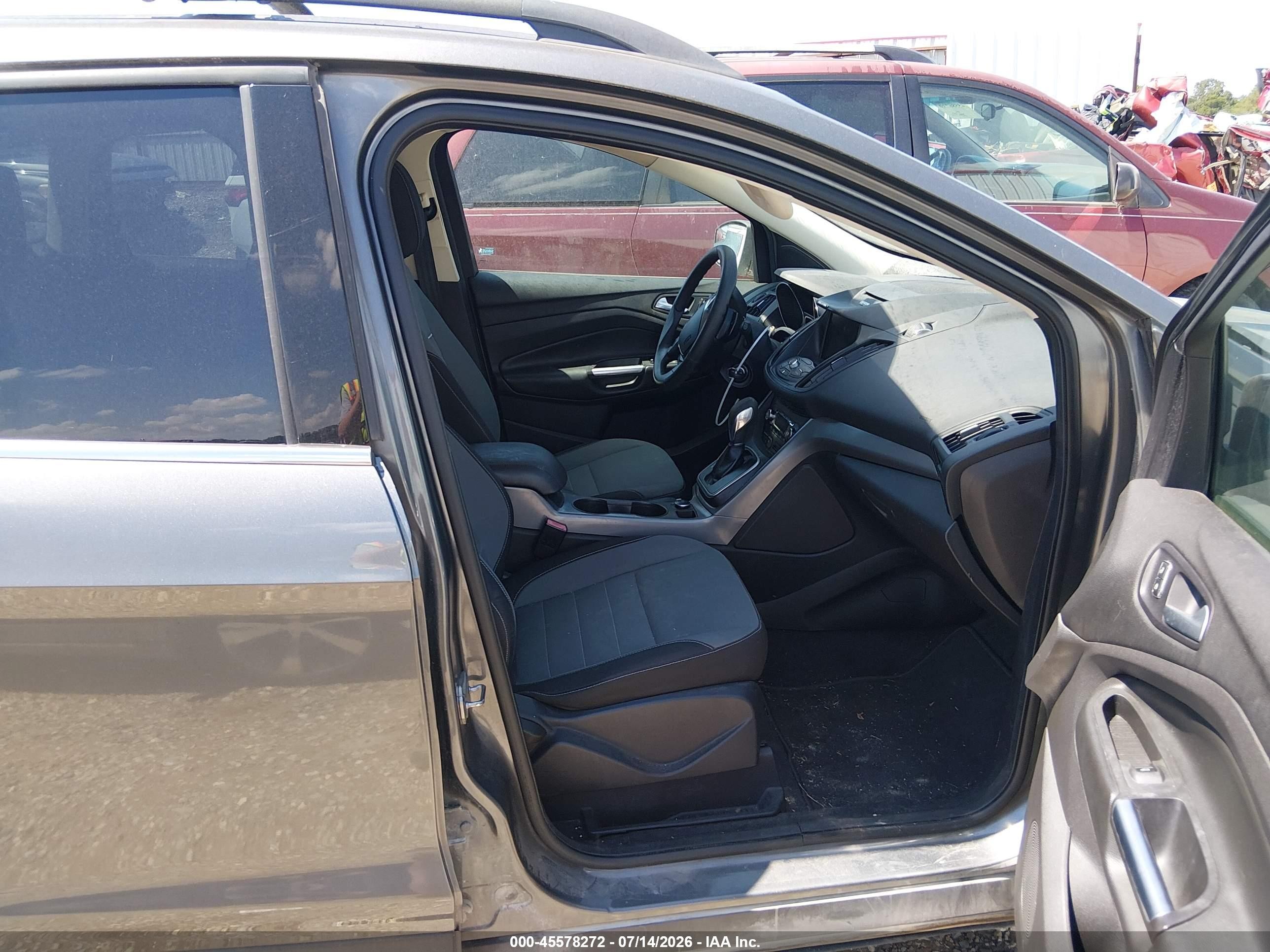 2013 Ford Escape Se Gray vin: 1FMCU0GX4DUB24903
