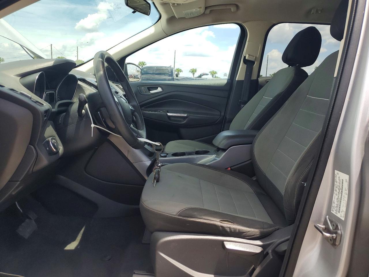 2013 Ford Escape Se Silver vin: 1FMCU0GX4DUC20076