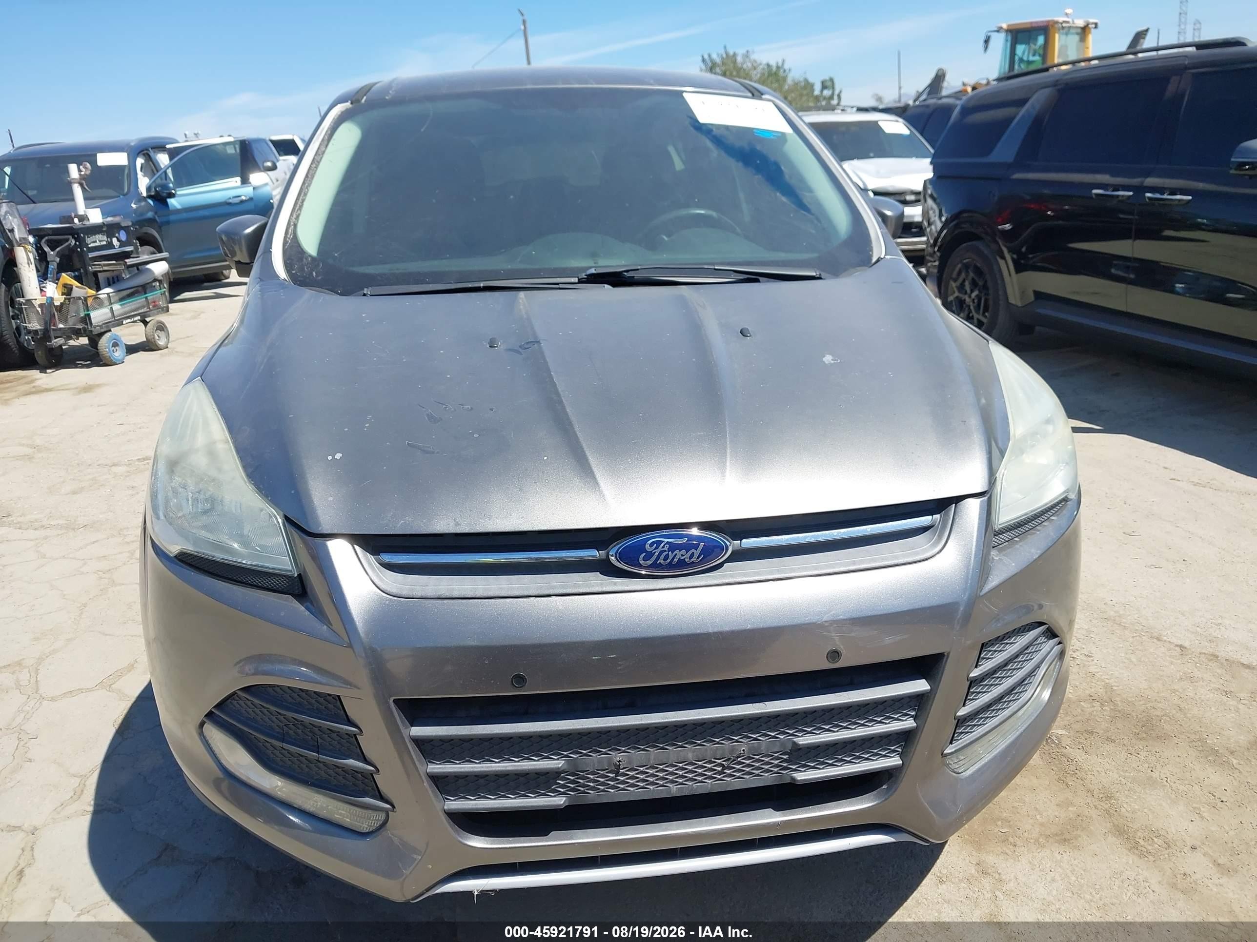 2013 Ford Escape Se Серый vin: 1FMCU0GX4DUC55149