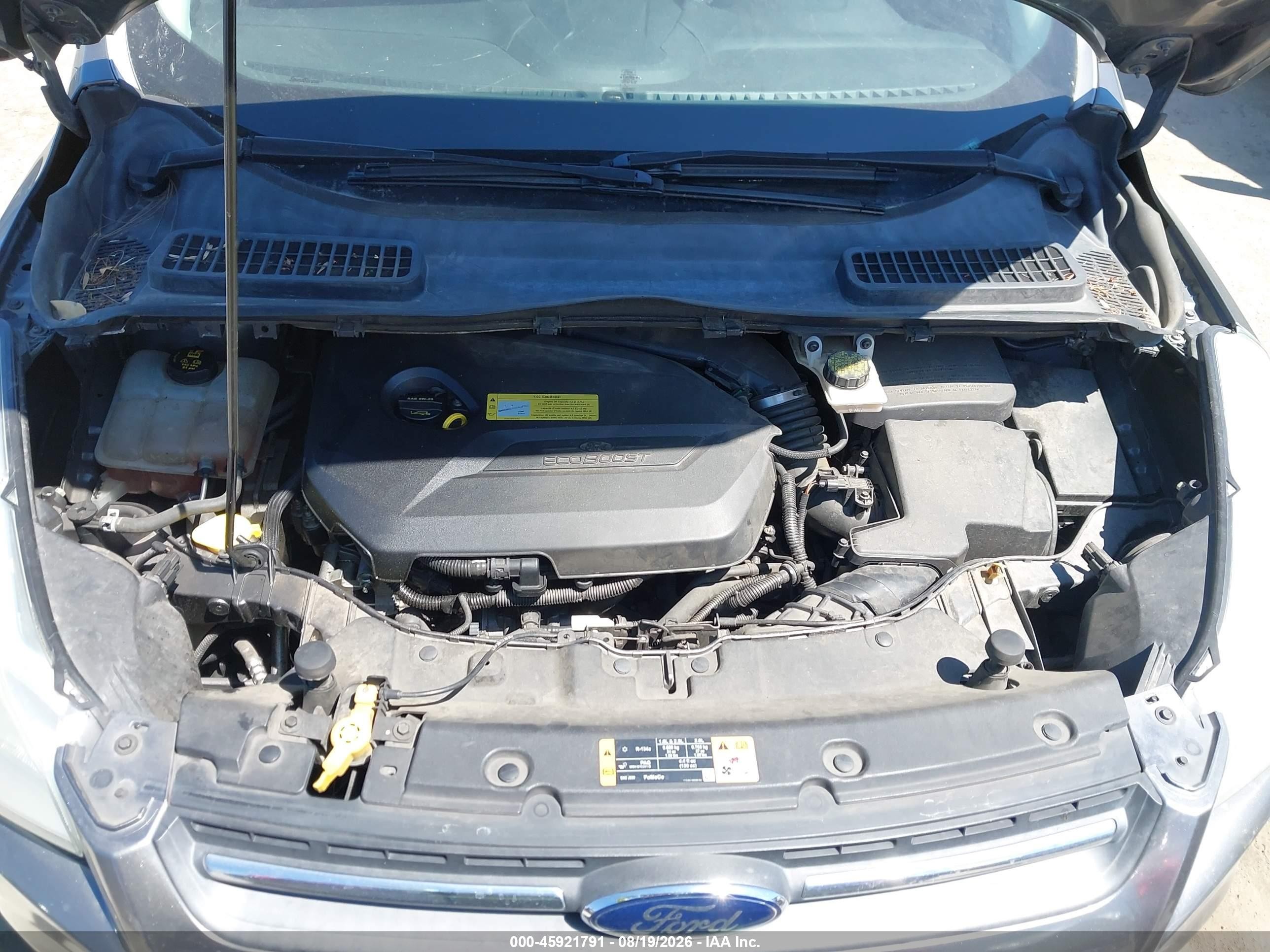 2013 Ford Escape Se Серый vin: 1FMCU0GX4DUC55149