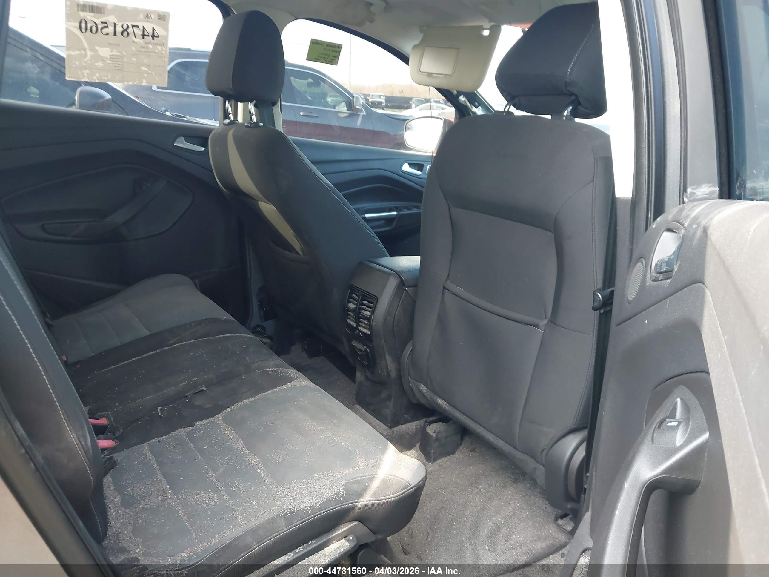 2013 Ford Escape Se Gray vin: 1FMCU0GX4DUC63042