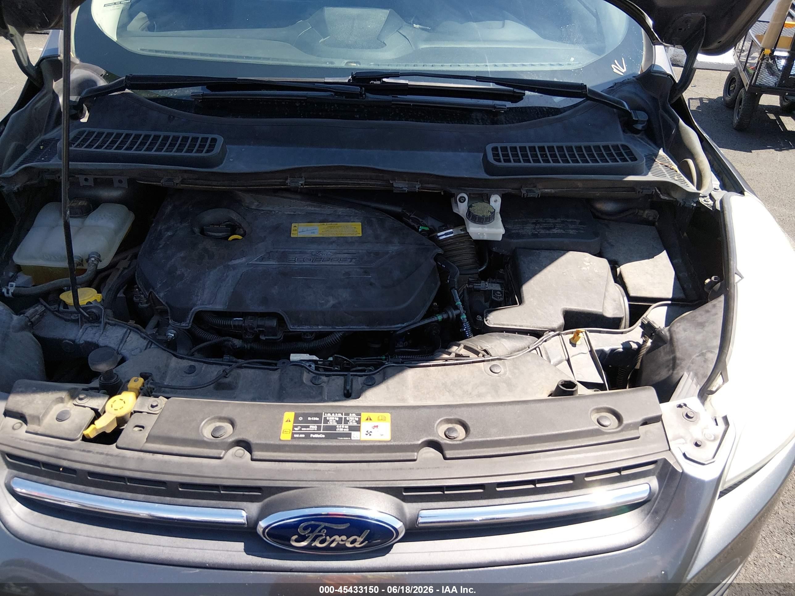 2013 Ford Escape Se Black vin: 1FMCU0GX4DUC70704