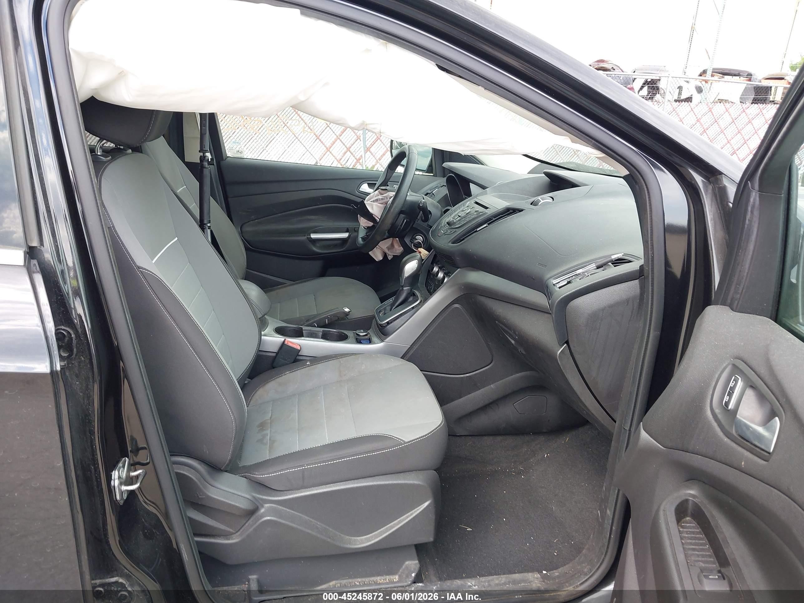 2013 Ford Escape Se Black vin: 1FMCU0GX4DUC85428