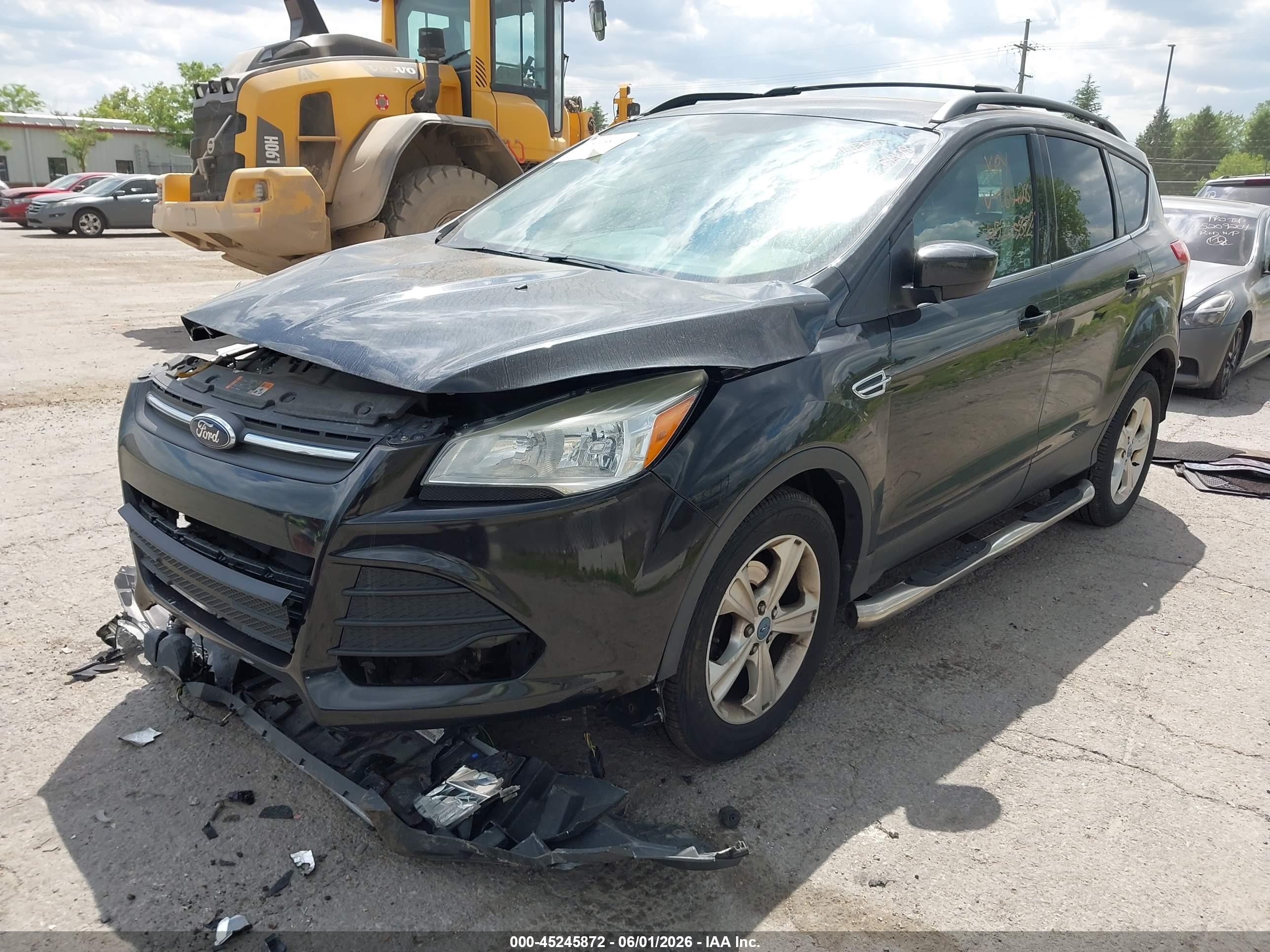 2013 Ford Escape Se Black vin: 1FMCU0GX4DUC85428