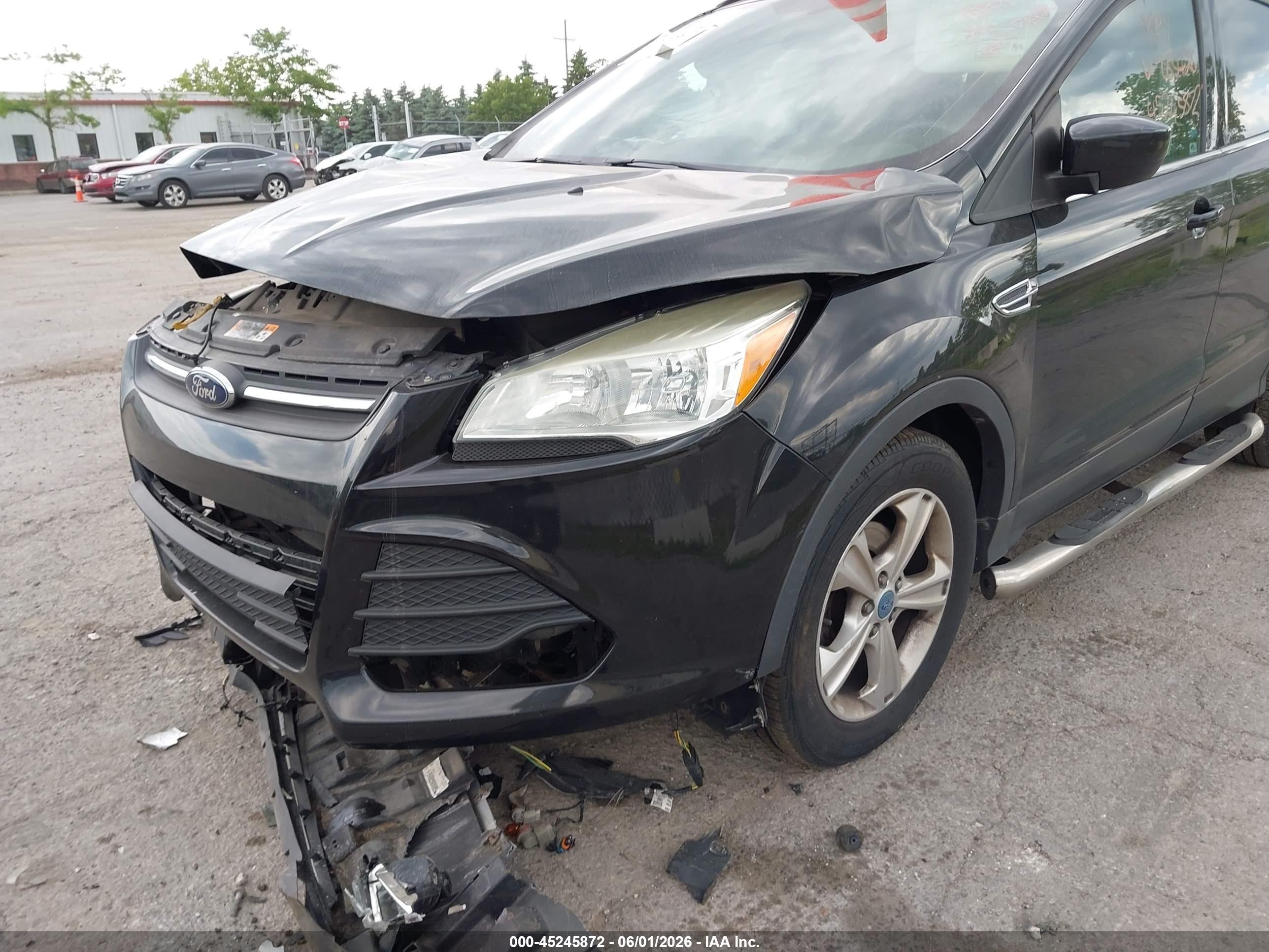 2013 Ford Escape Se Black vin: 1FMCU0GX4DUC85428