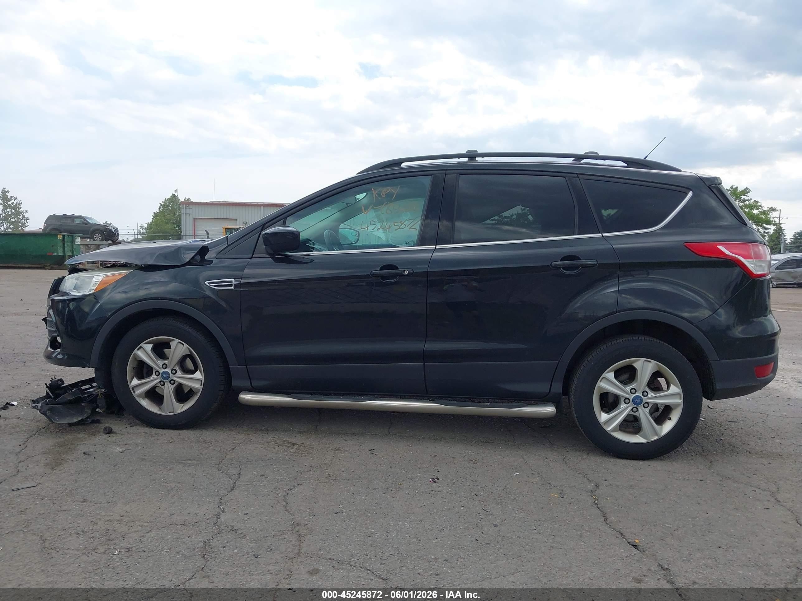 2013 Ford Escape Se Black vin: 1FMCU0GX4DUC85428