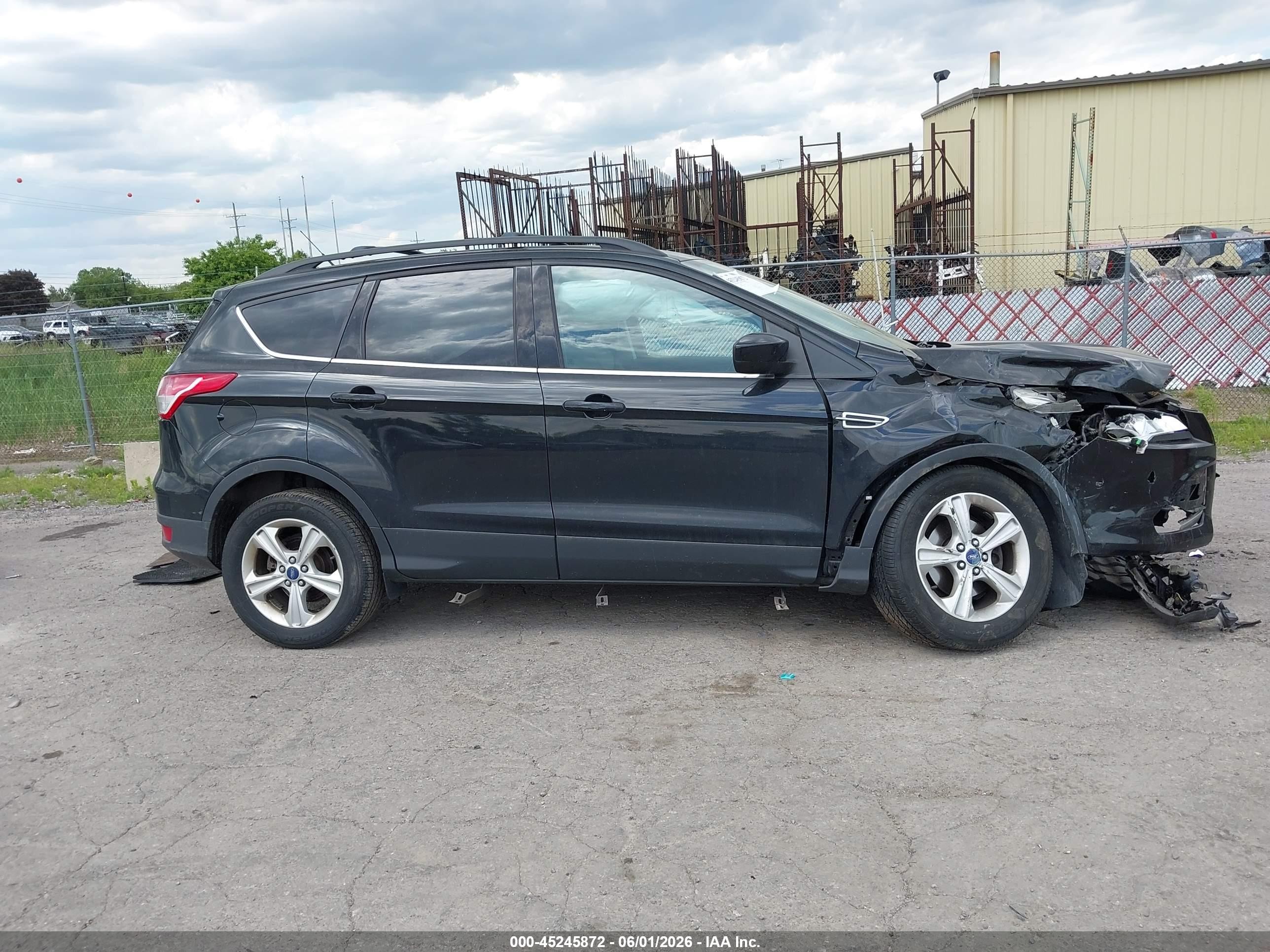 2013 Ford Escape Se Black vin: 1FMCU0GX4DUC85428