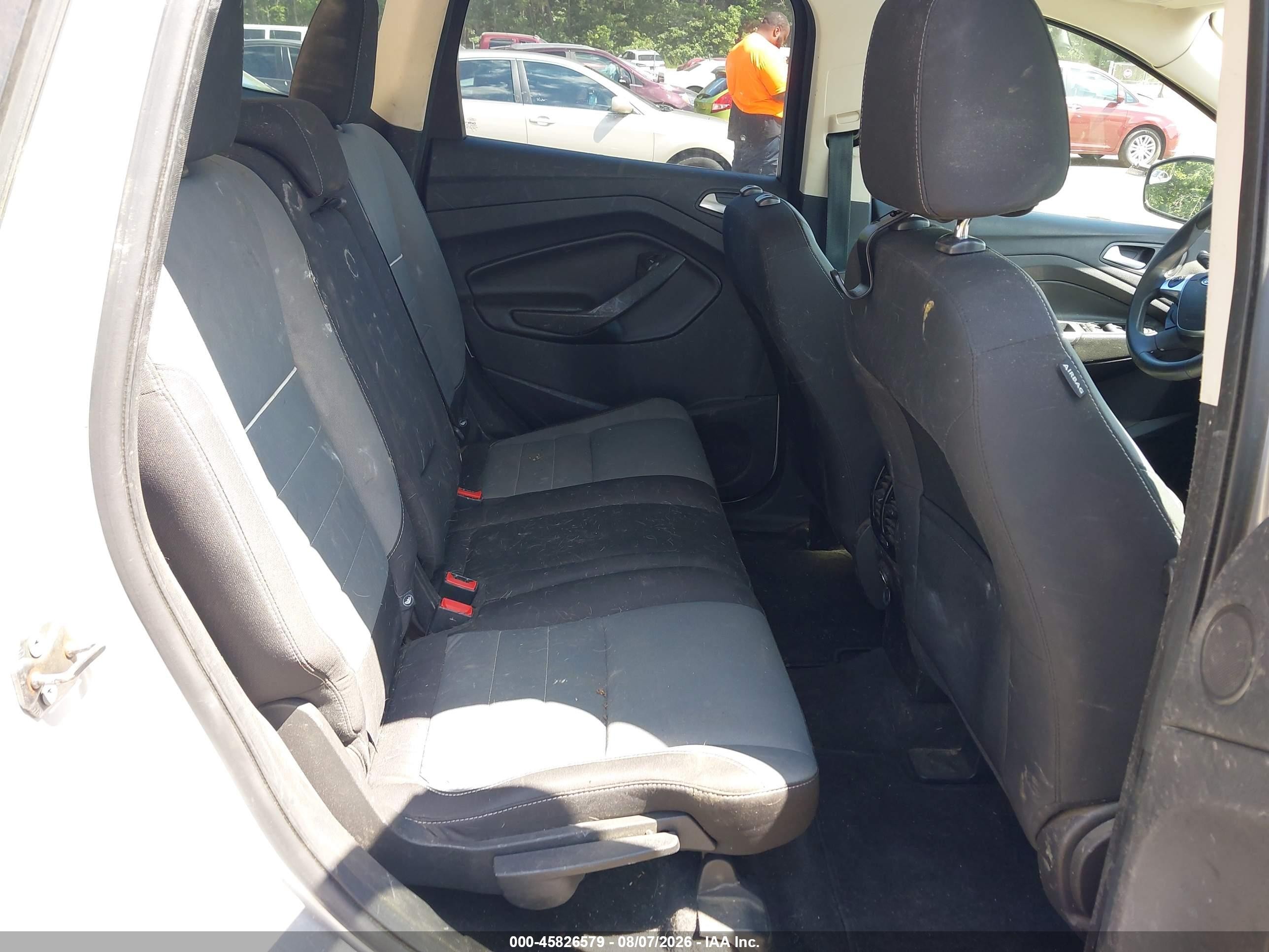 2013 Ford Escape Se Silver vin: 1FMCU0GX4DUC91603