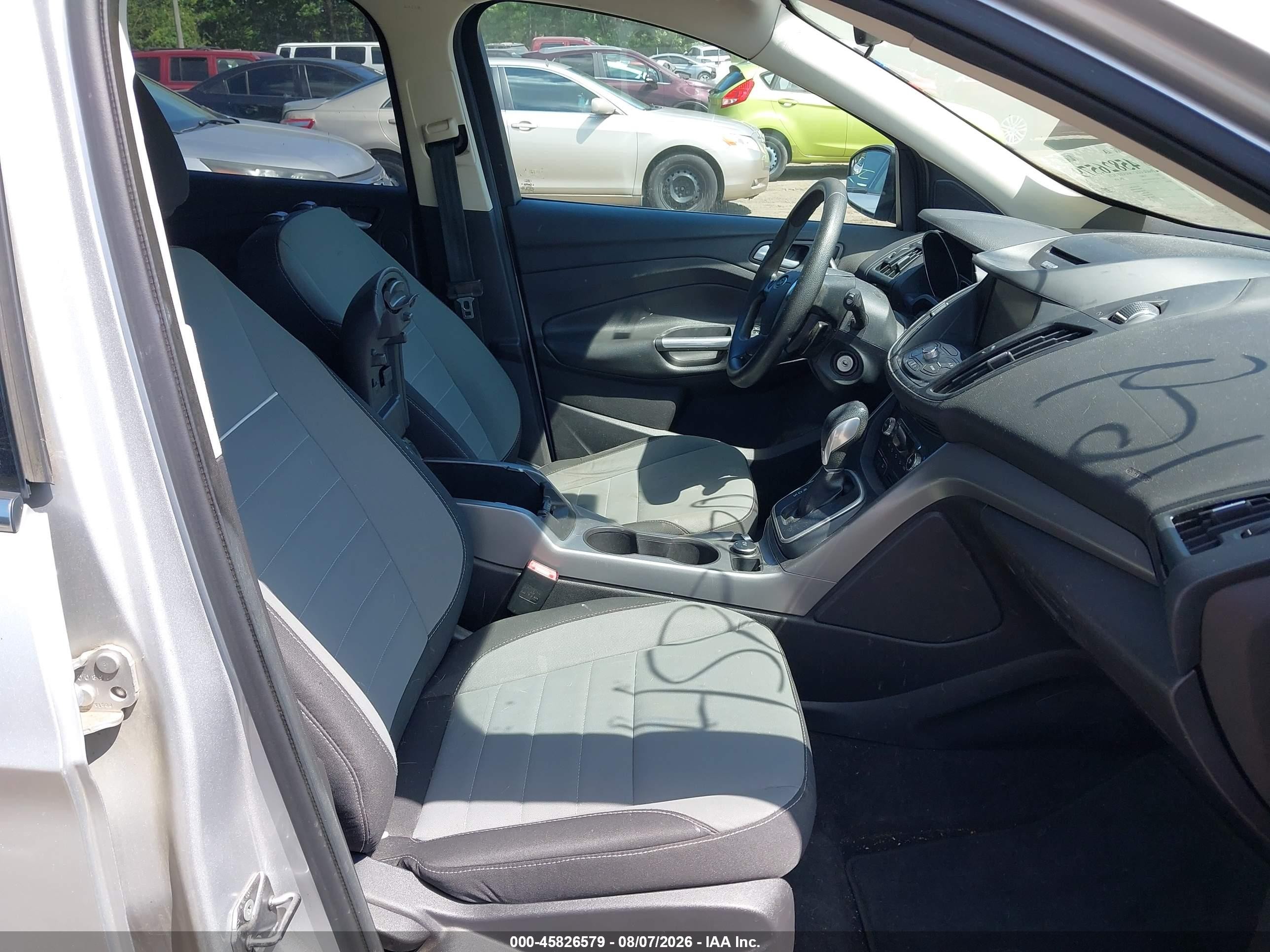 2013 Ford Escape Se Silver vin: 1FMCU0GX4DUC91603