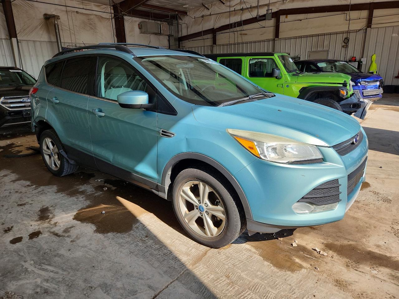 2013 Ford Escape Se Turquoise vin: 1FMCU0GX4DUD24695