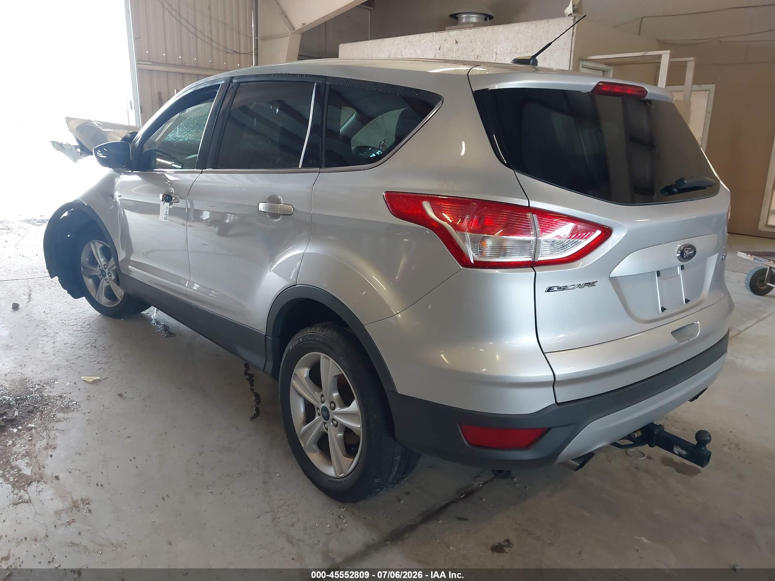 2013 Ford Escape Se Silver vin: 1FMCU0GX4DUD32151