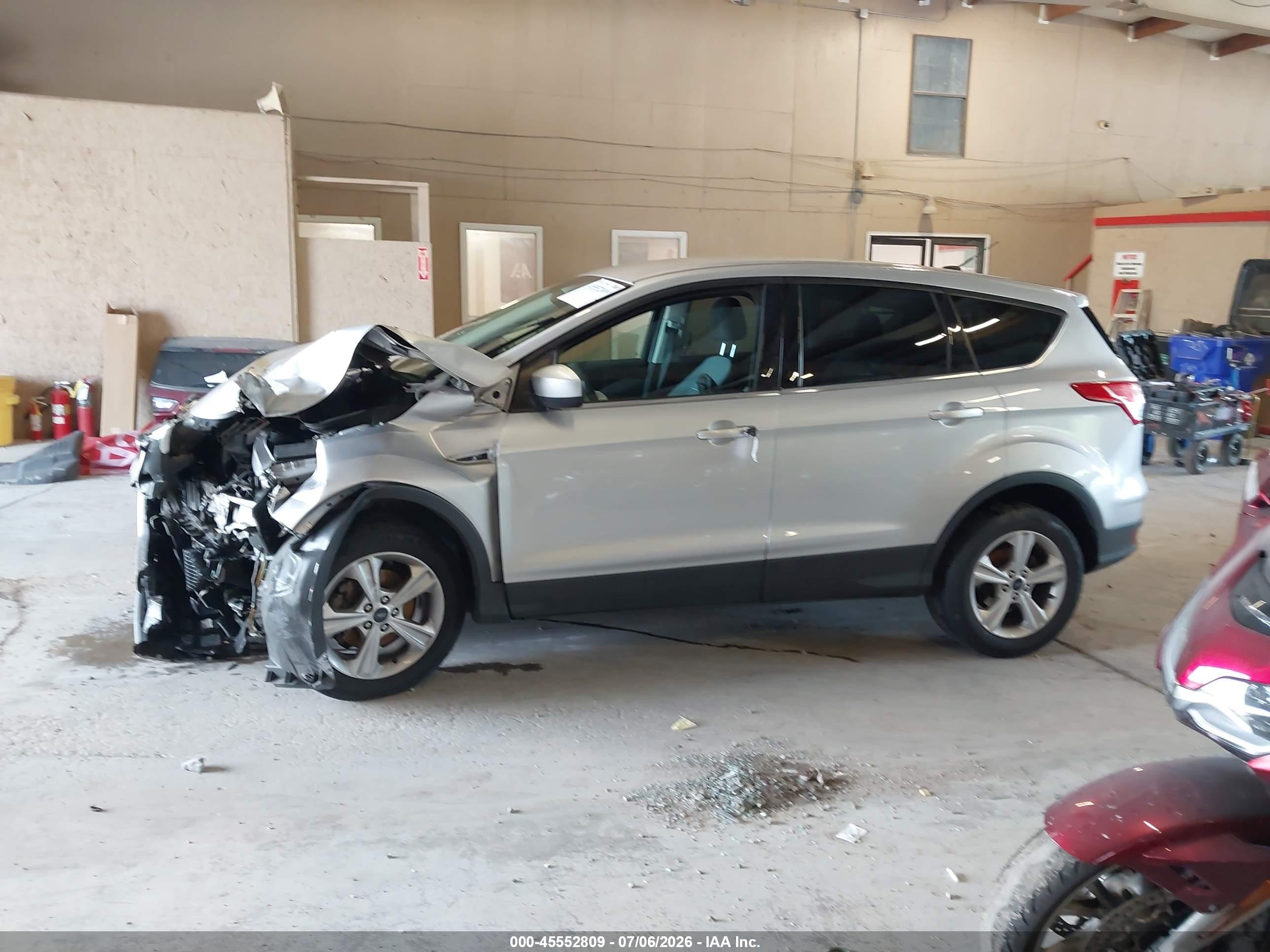 2013 Ford Escape Se Silver vin: 1FMCU0GX4DUD32151