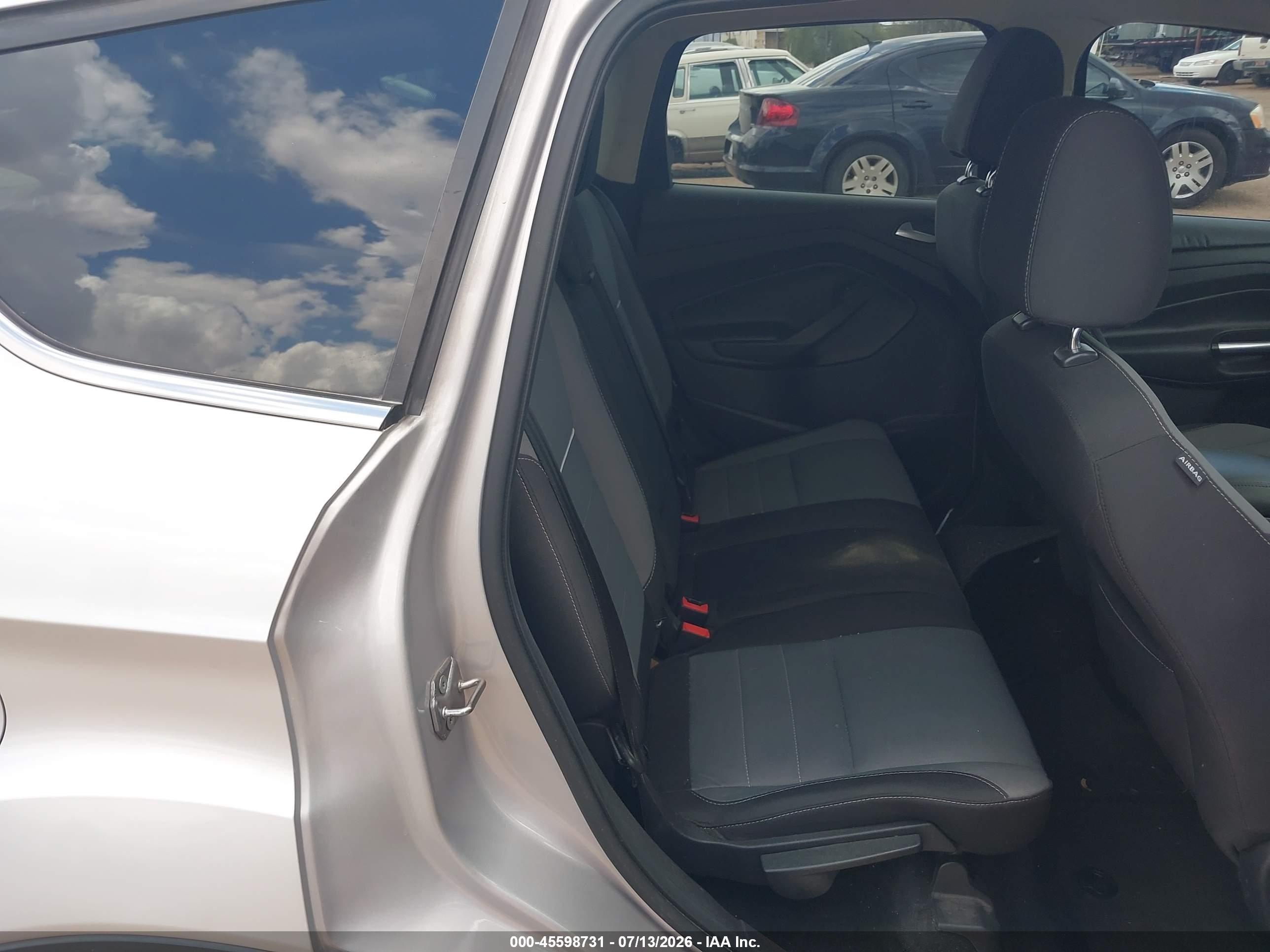 2013 Ford Escape Se Silver vin: 1FMCU0GX4DUD51556