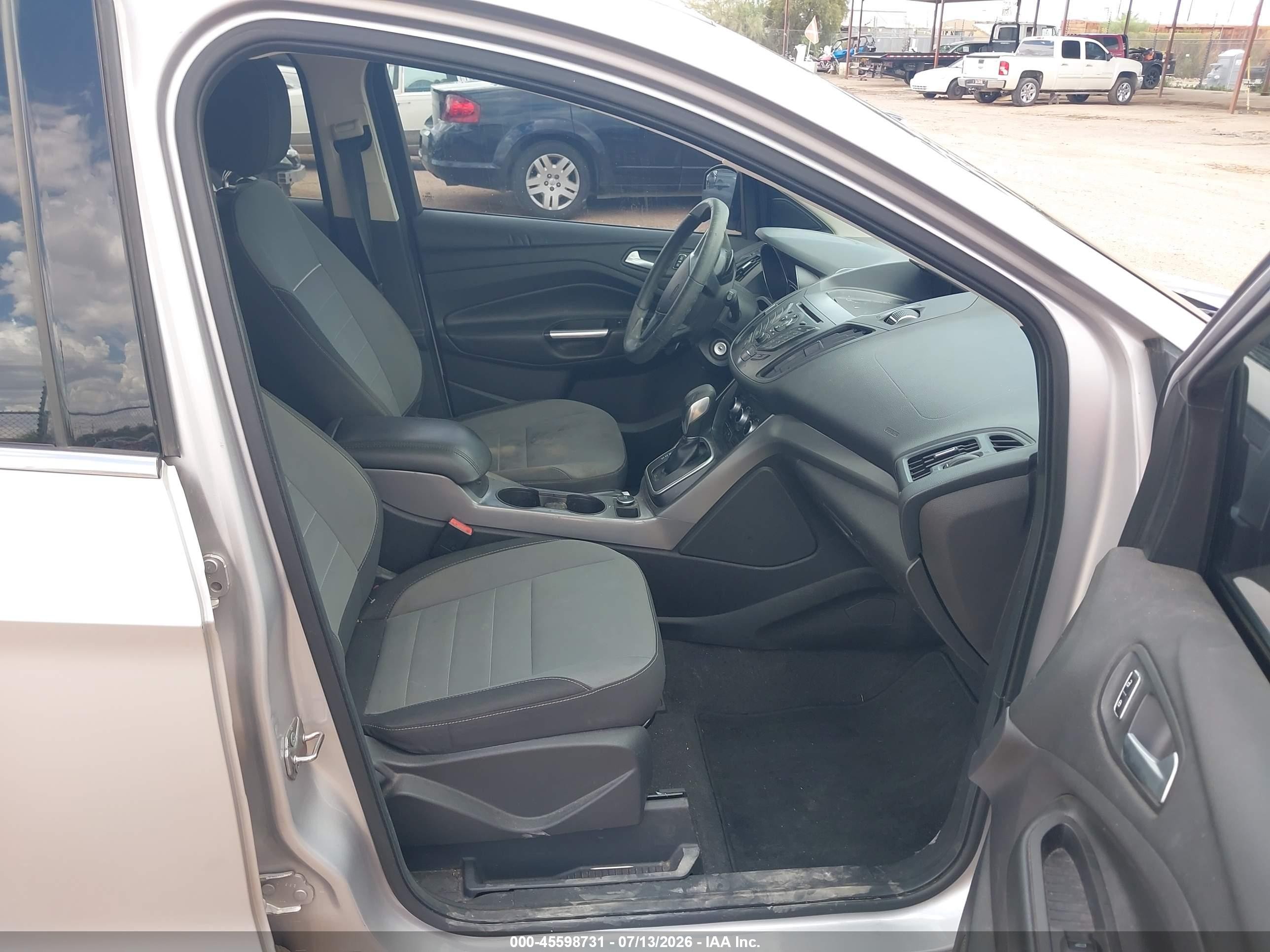 2013 Ford Escape Se Silver vin: 1FMCU0GX4DUD51556