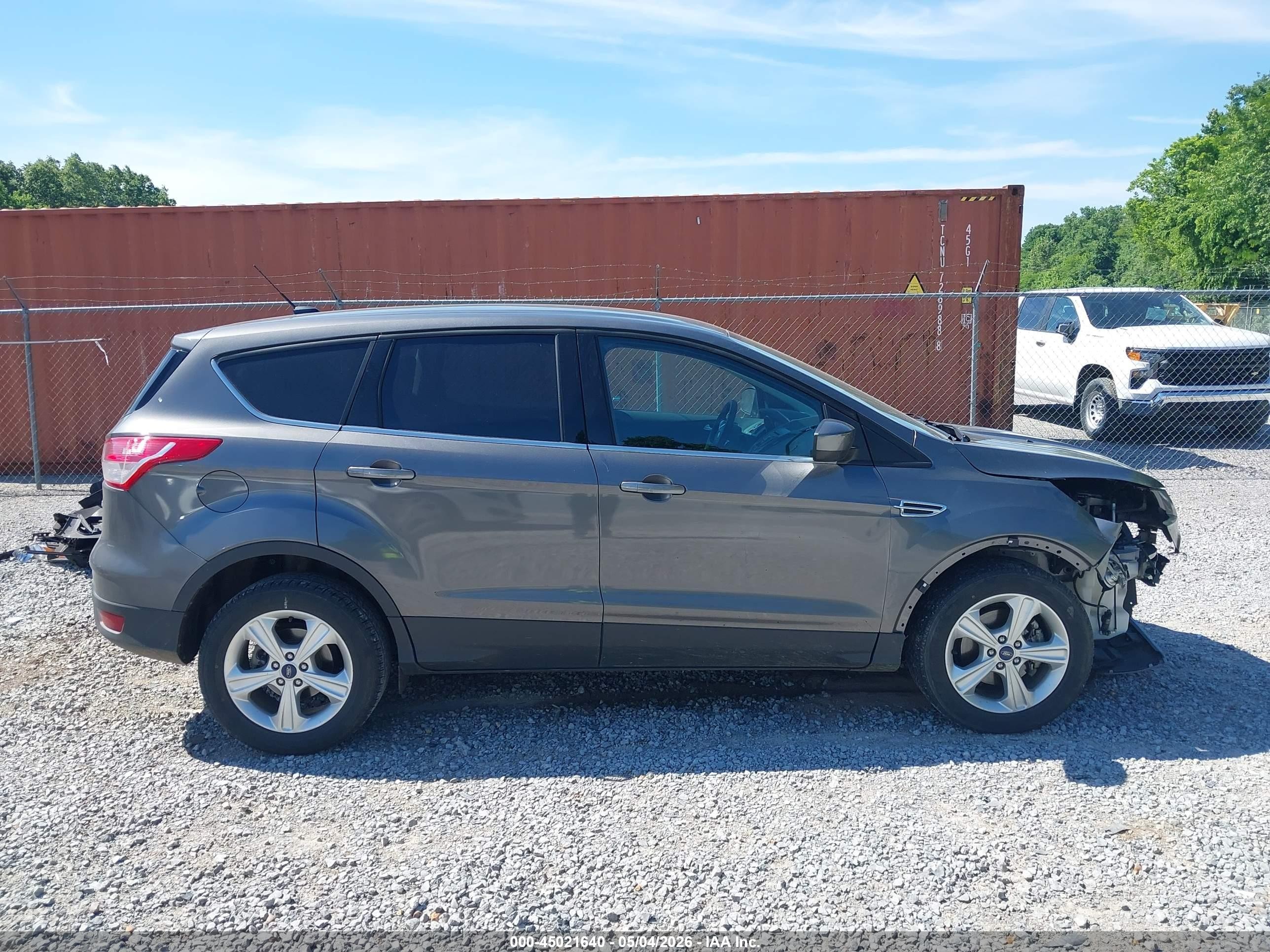 2013 Ford Escape Se Gray vin: 1FMCU0GX4DUD64338